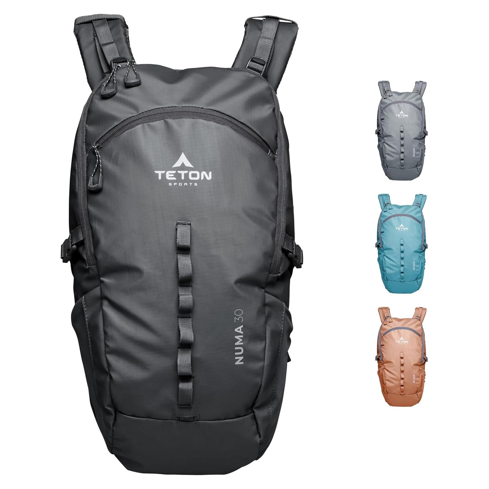 Mochila Numa TETON Sports 30L Onyx, ligera y resistente al agua