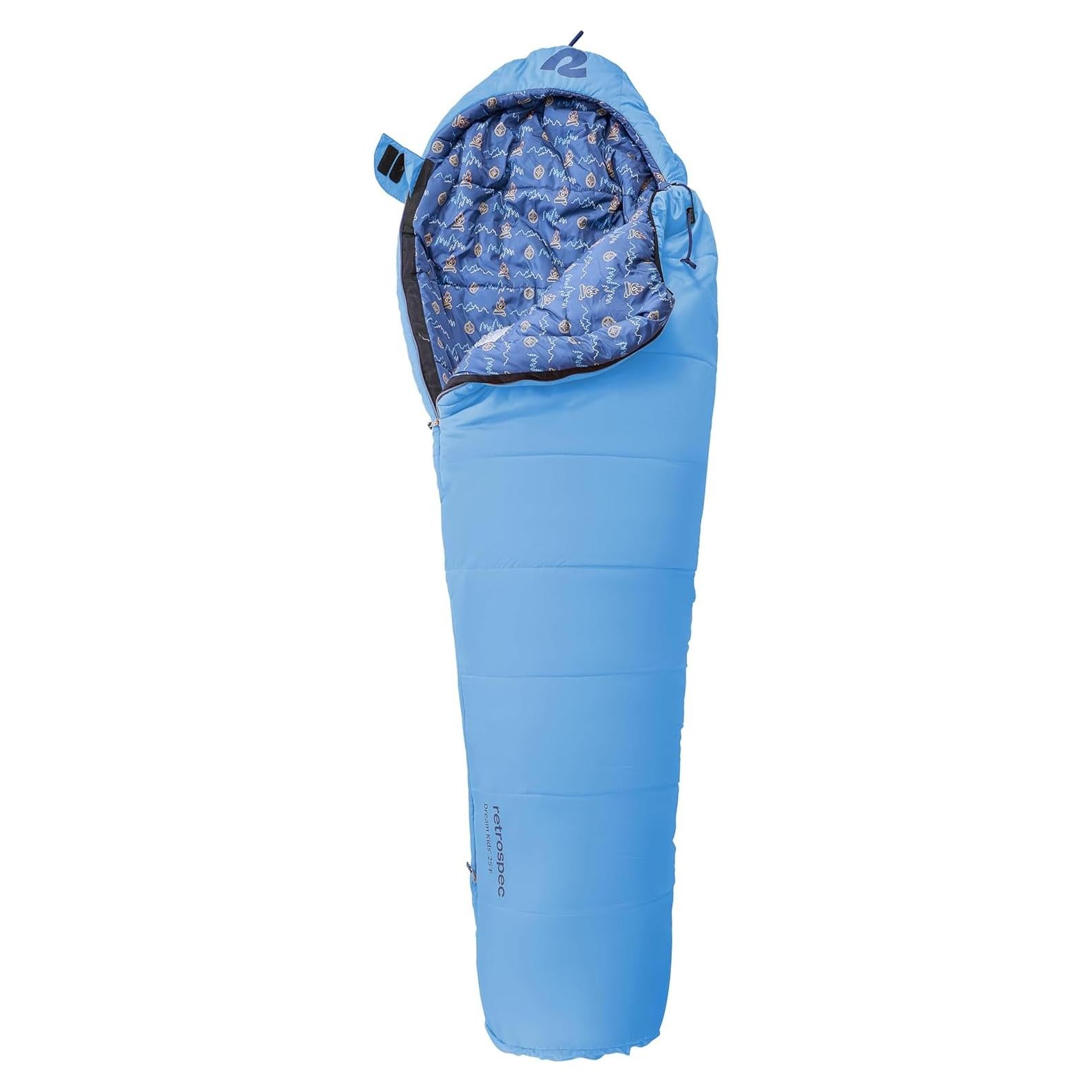 Saco de dormir mummy Retrospec Dream 25 para niños - Aislado y ligero