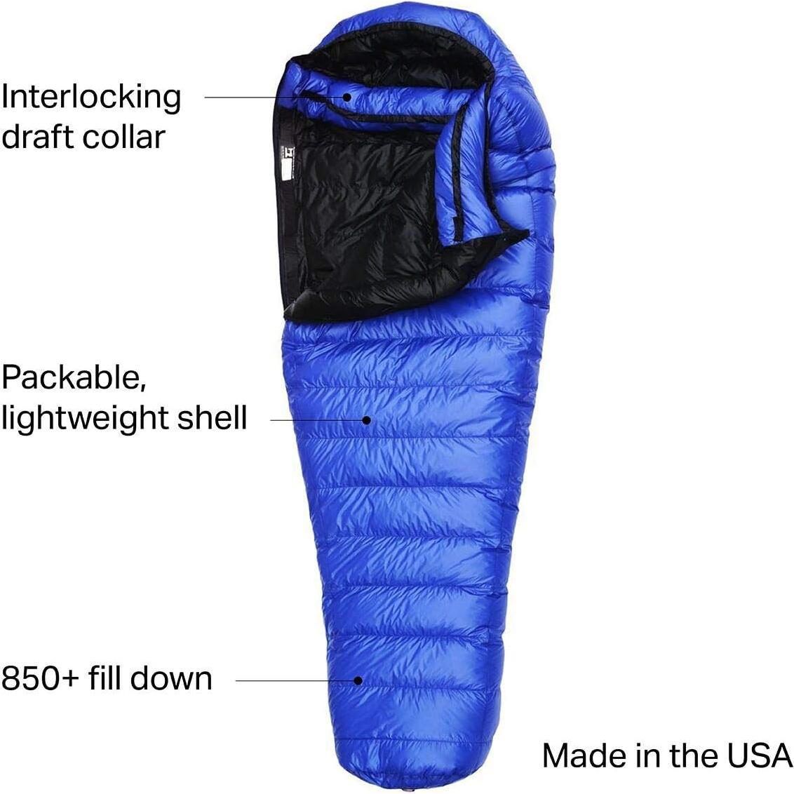 Saco de Dormir Western Mountaineering Ultralite 20°F Azul 167 cm