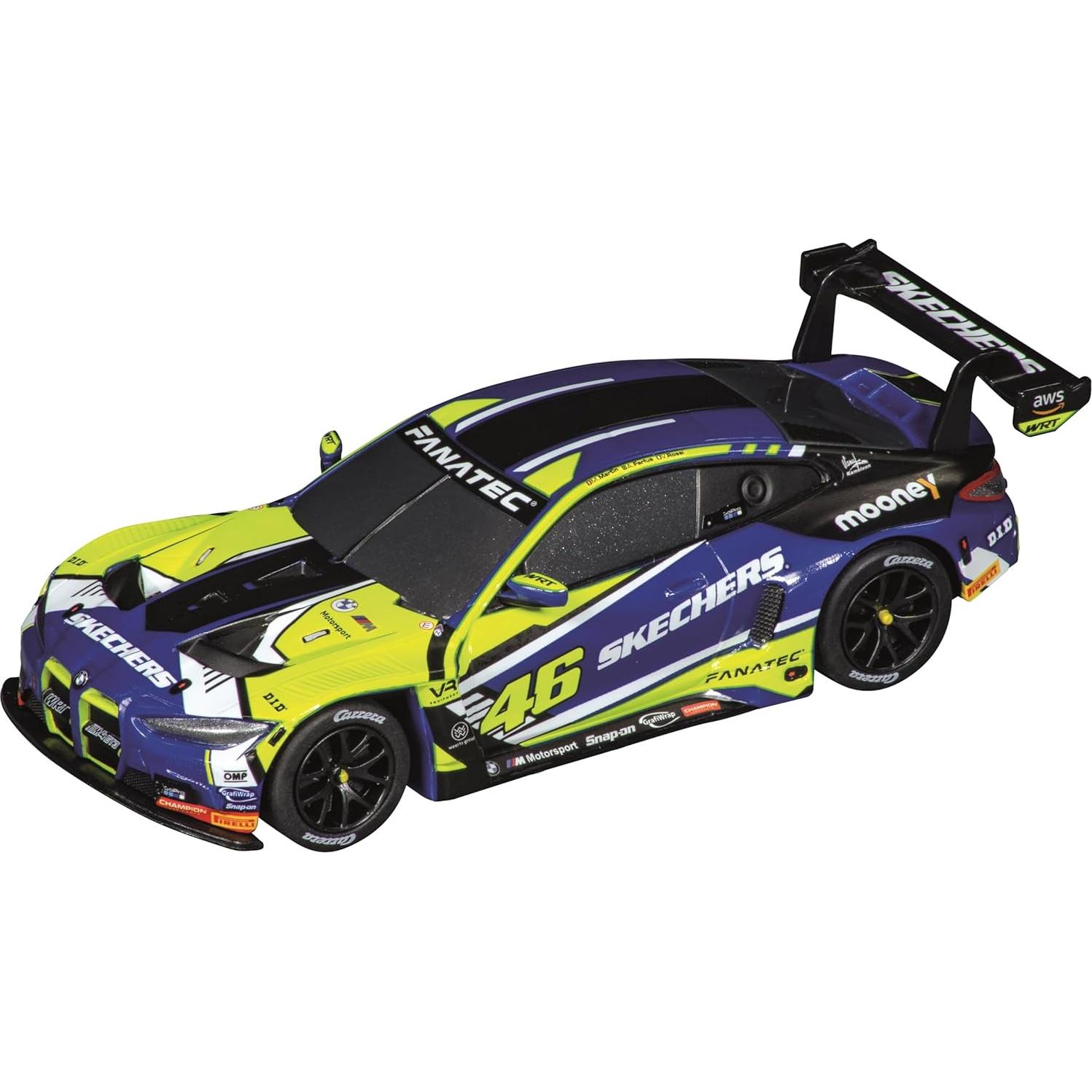 Coche Slot Car Carrera GO!!! BMW M4 GT3 1:43 Valentino Rossi