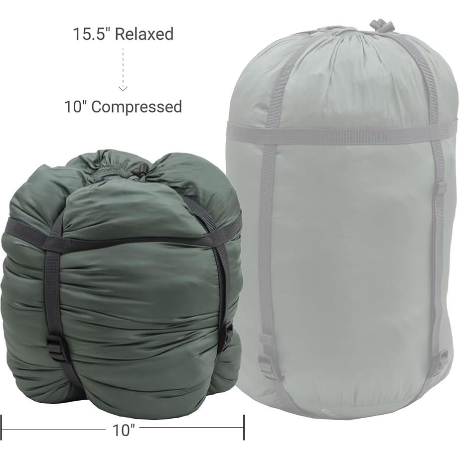 Saco de dormir tipo momia ALPS Genesis +30°C reciclado