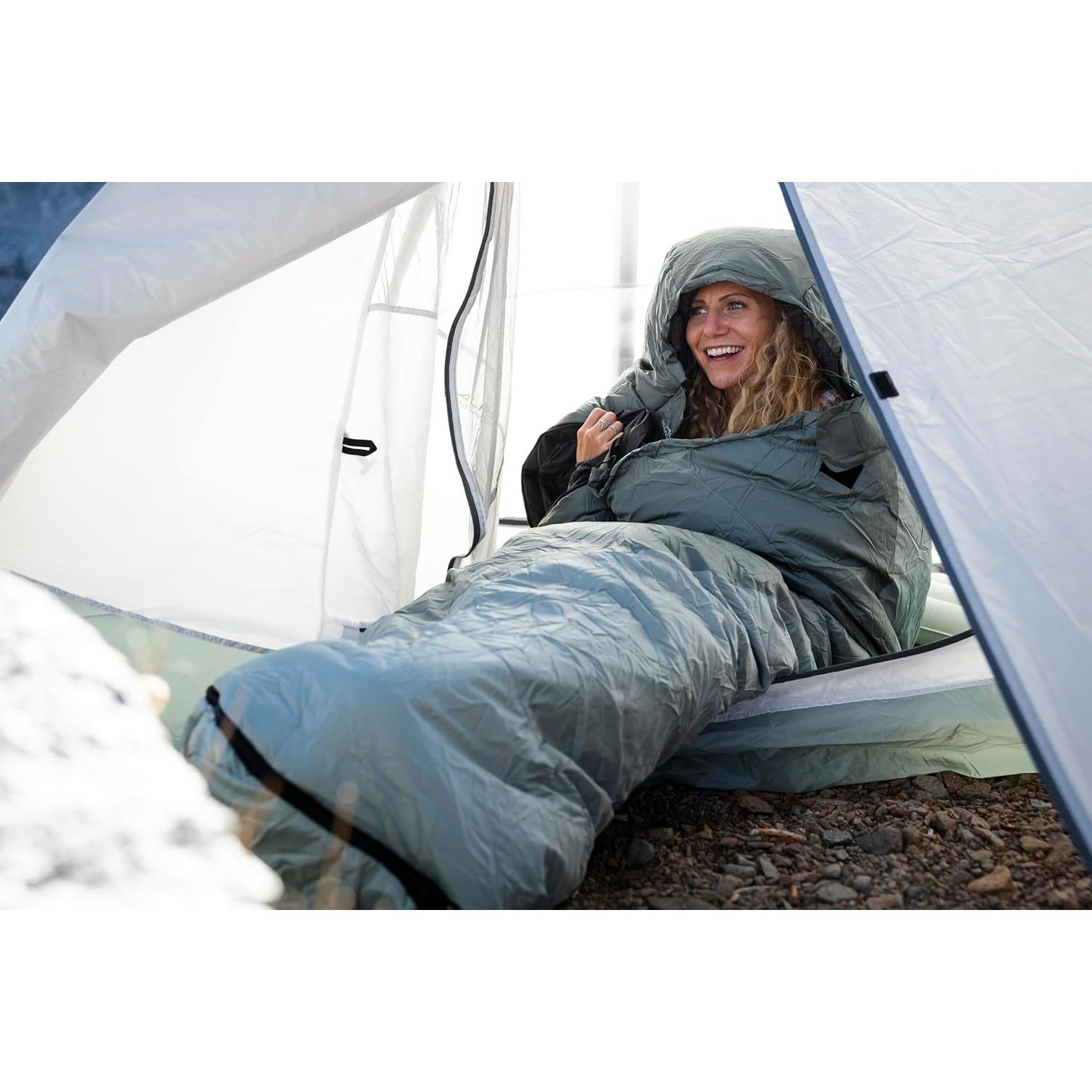 Saco de dormir tipo momia ALPS Genesis +30°C reciclado