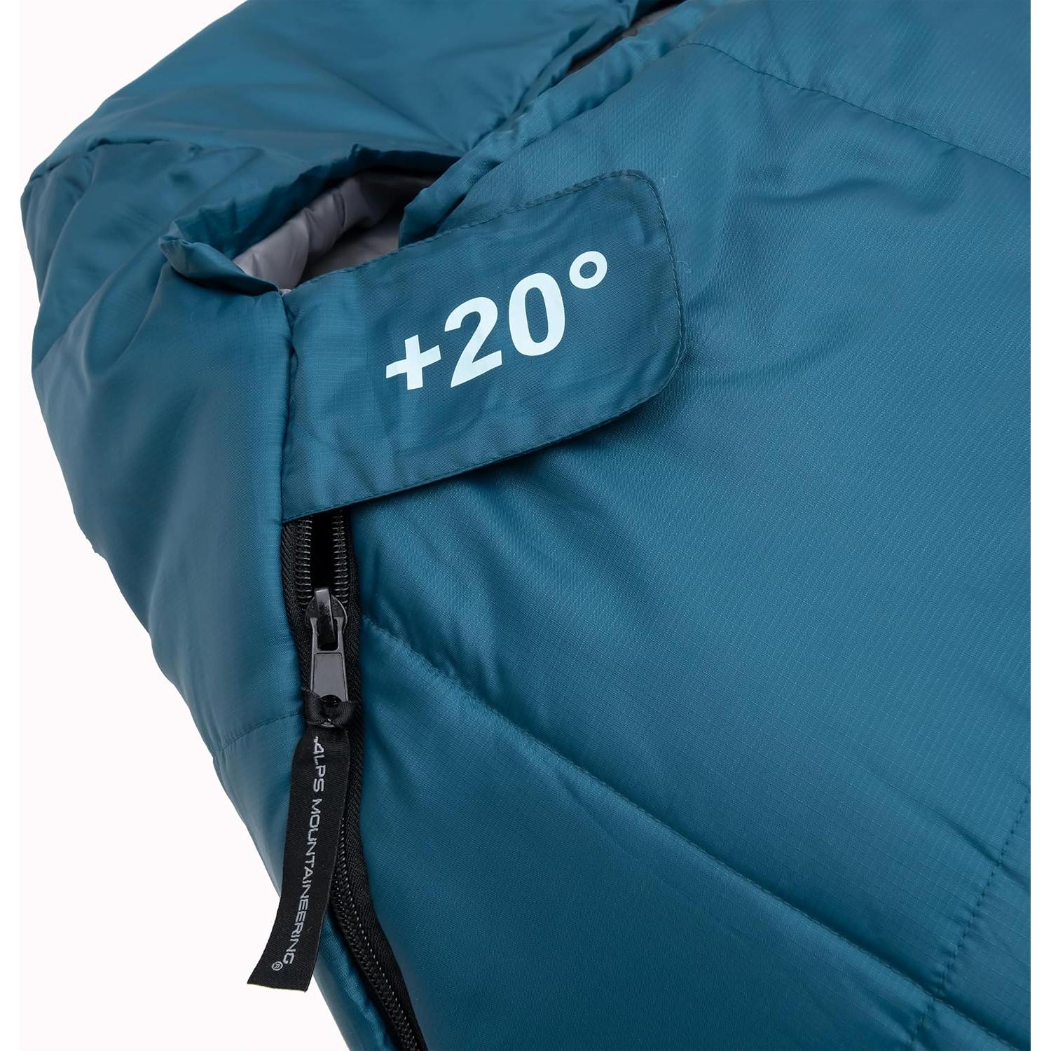 Saco de Dormir ALPS Mountaineering Vibe +20 Aguamarina