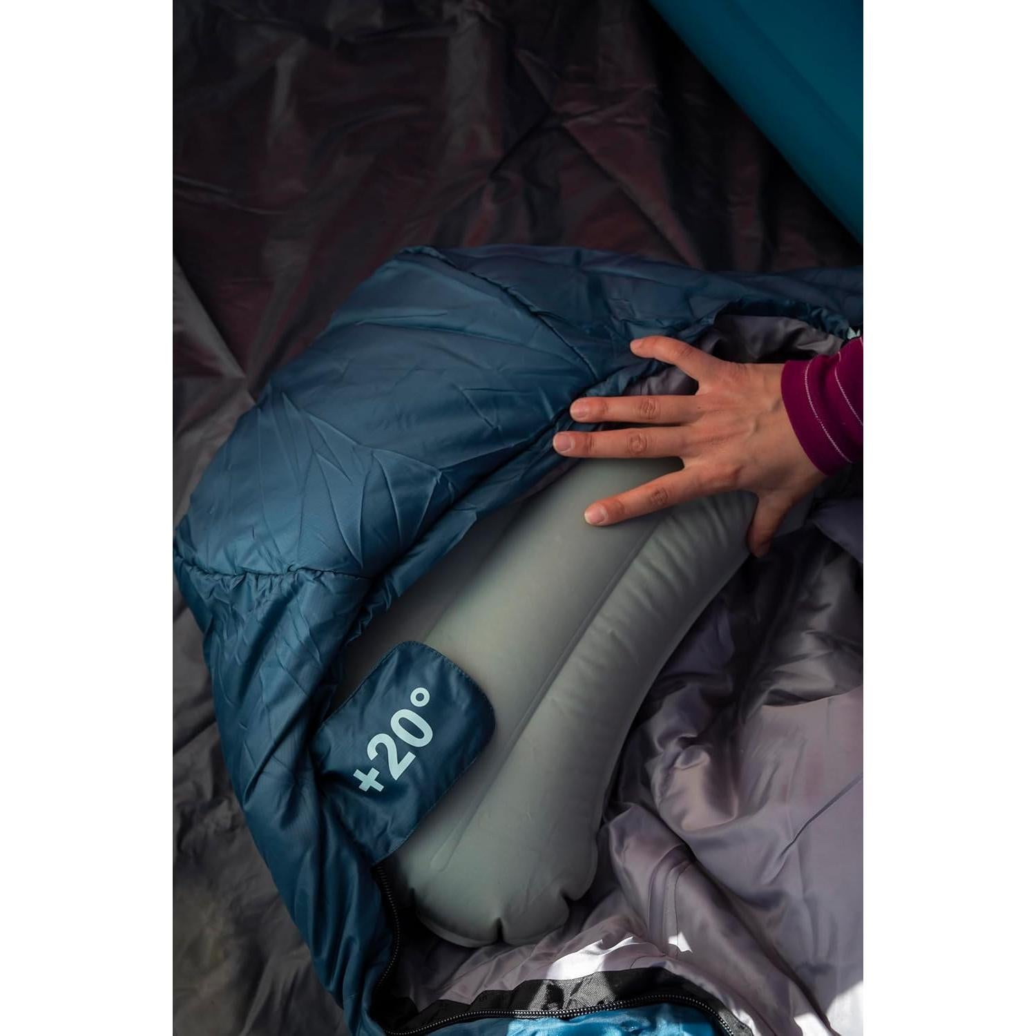 Saco de Dormir ALPS Mountaineering Vibe +20 Aguamarina