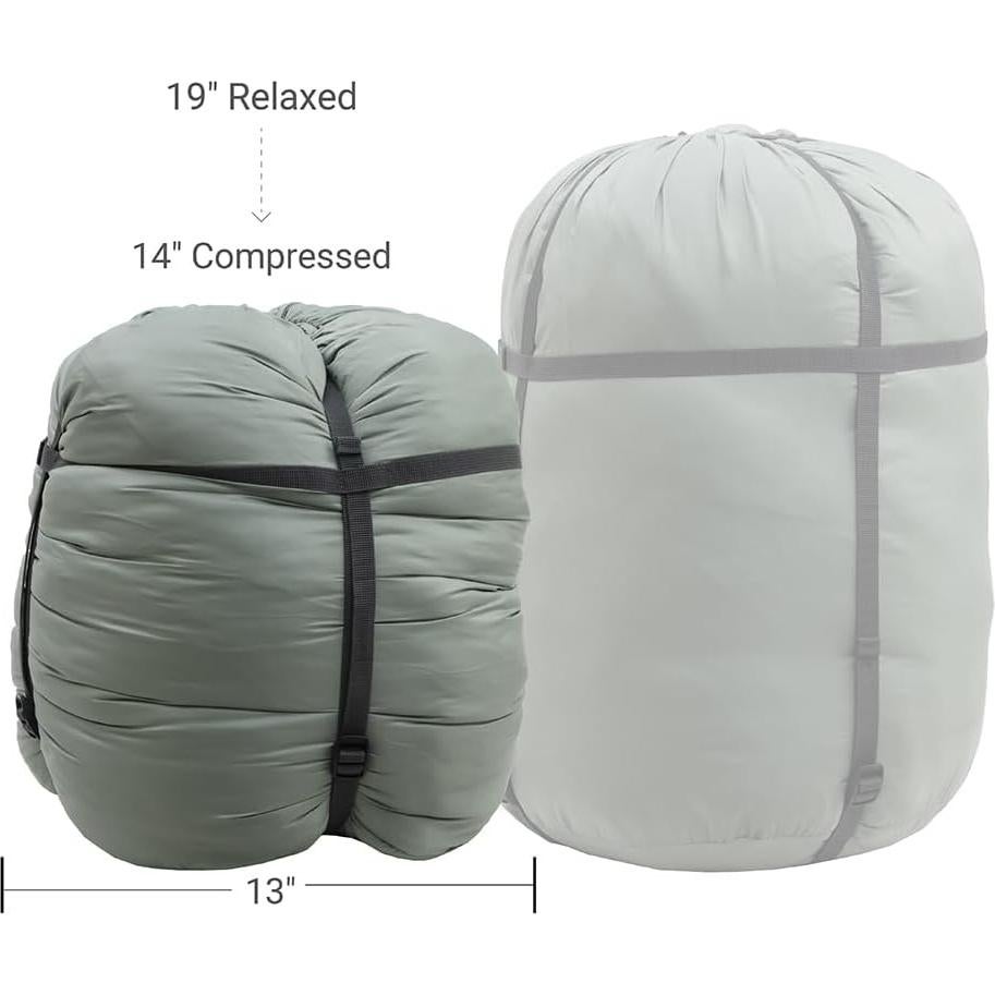 Saco de dormir momia ALPS Mountaineering Genesis 0° reciclado