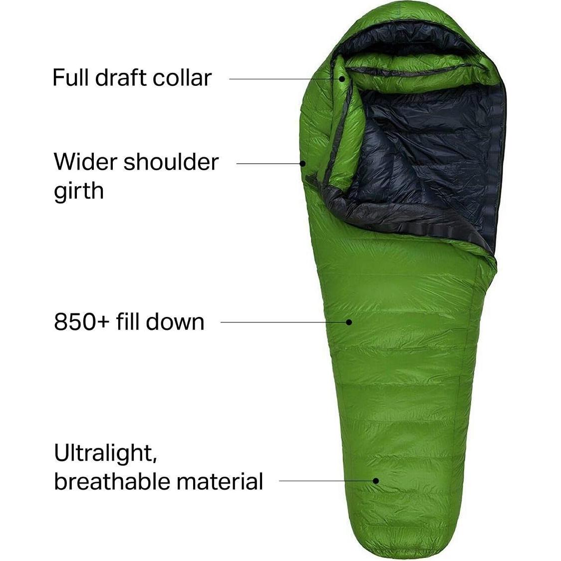 Saco de Dormir Versalite Western Mountaineering 10°C 6FT