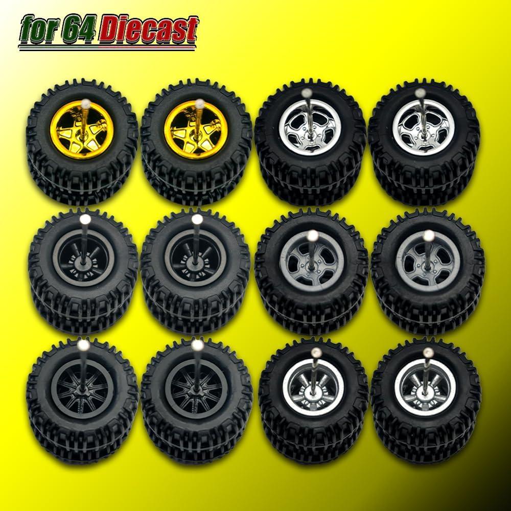 Ruedas Todo Terreno WAVEIST Hot 1/64 para Modelos Diecast
