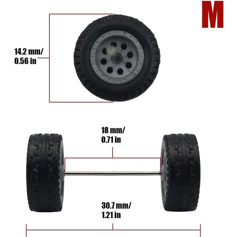 Ruedas Todo Terreno WAVEIST Hot 1/64 para Modelos Diecast