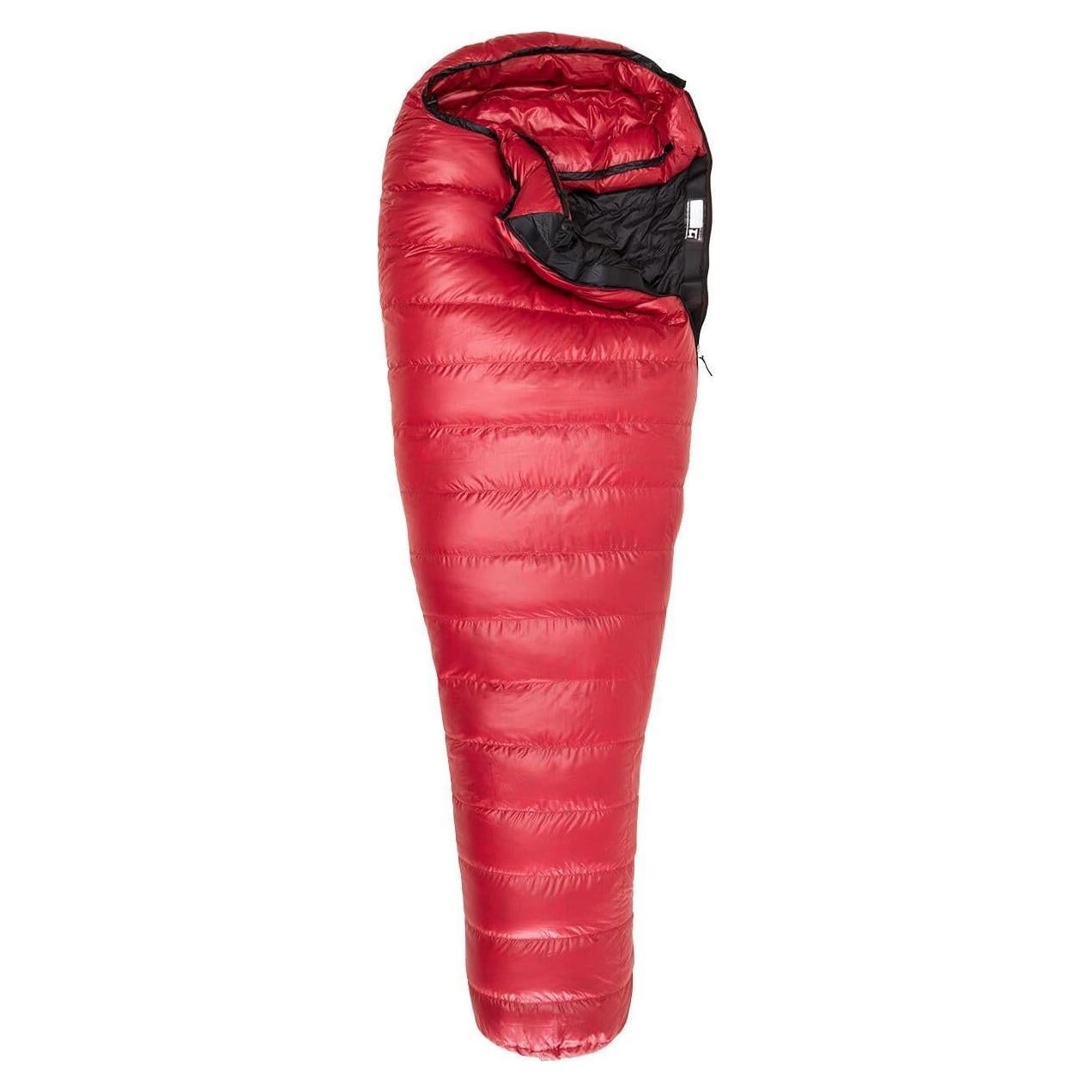 Western Mountaineering Apache MF 15F Degree Down Sleeping Bag - Long/Right Zip - Cranberry