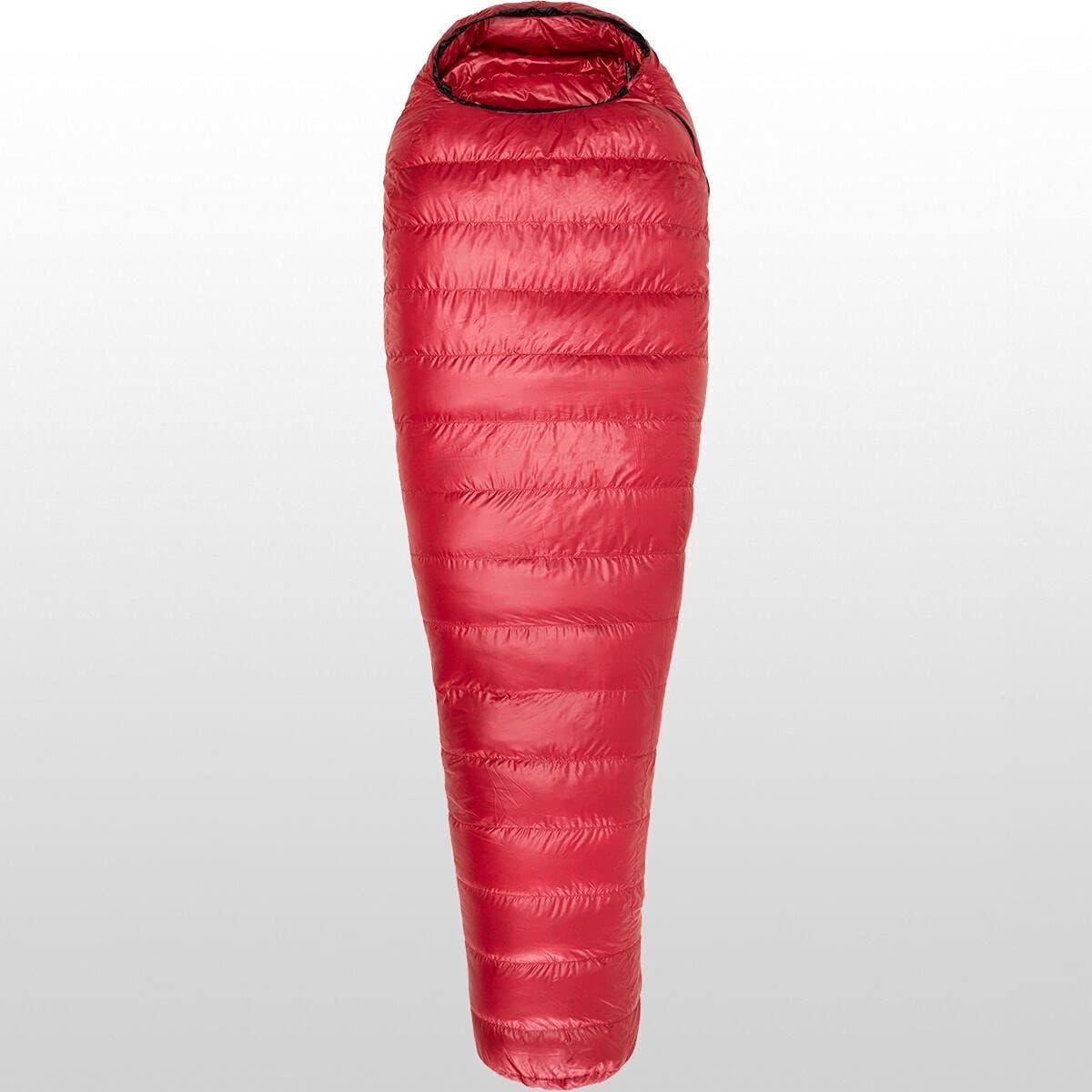Western Mountaineering Apache MF 15F Degree Down Sleeping Bag - Long/Right Zip - Cranberry