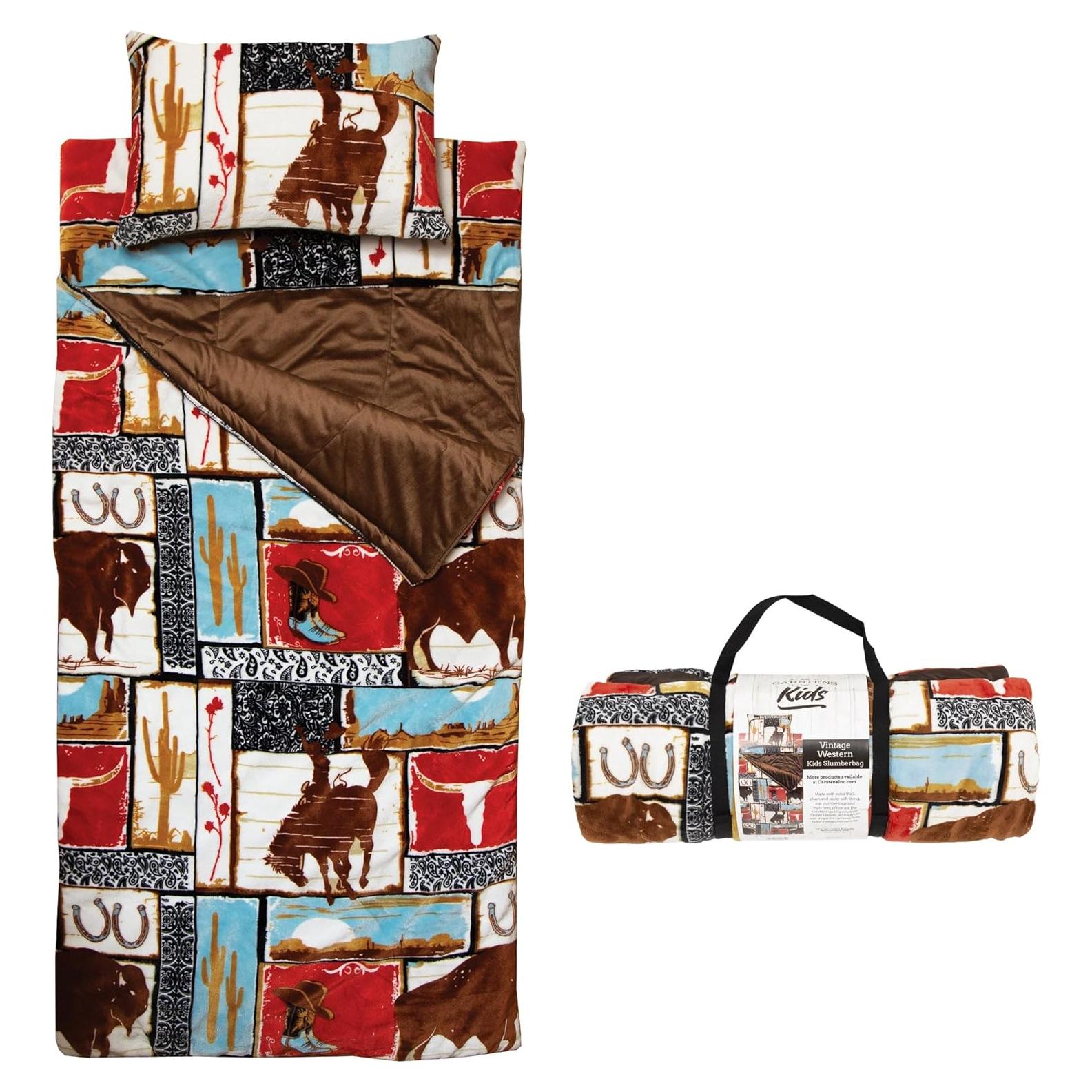 Bolsa de Sueño Carstens para Niños con Almohada Vintage Western