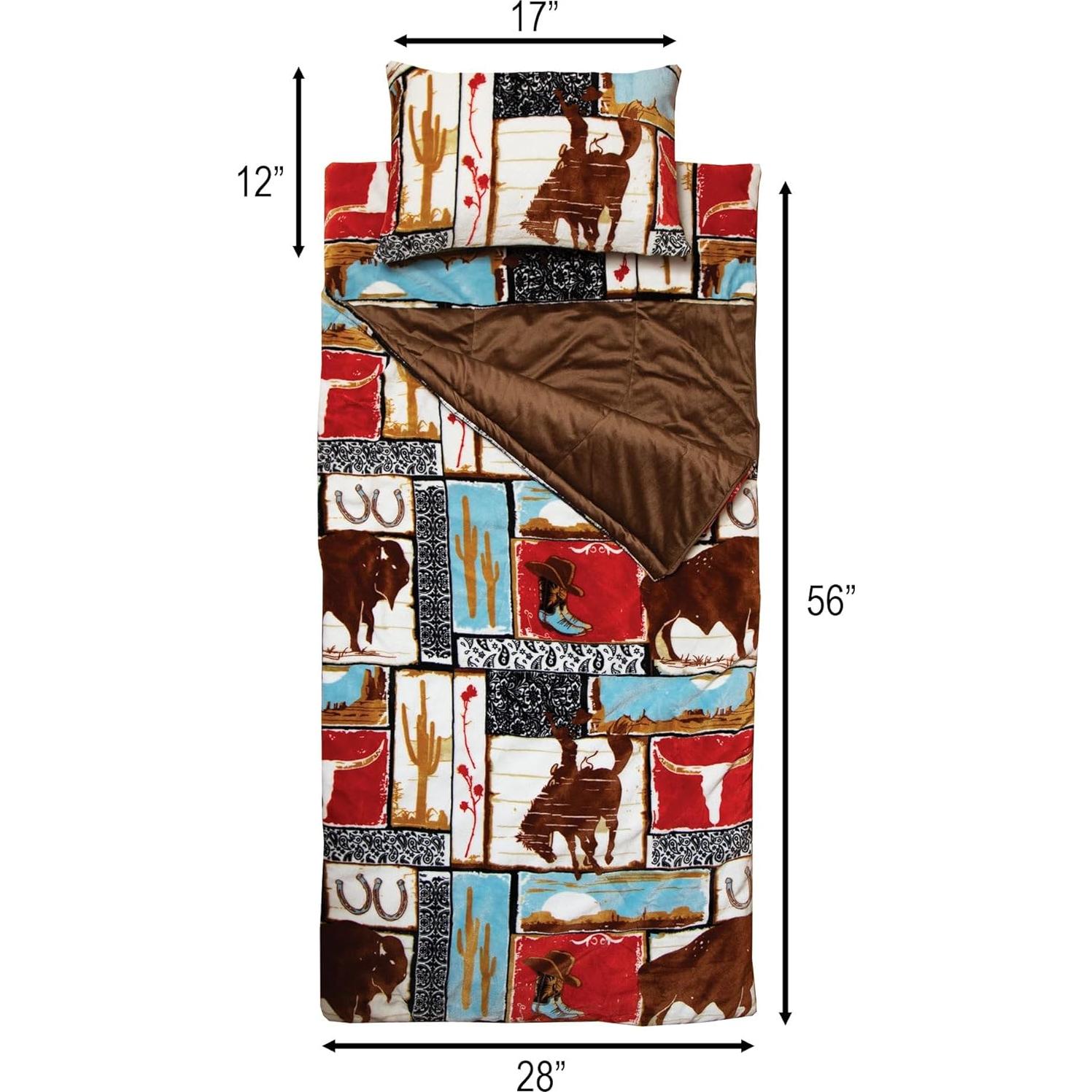 Bolsa de Sueño Carstens para Niños con Almohada Vintage Western