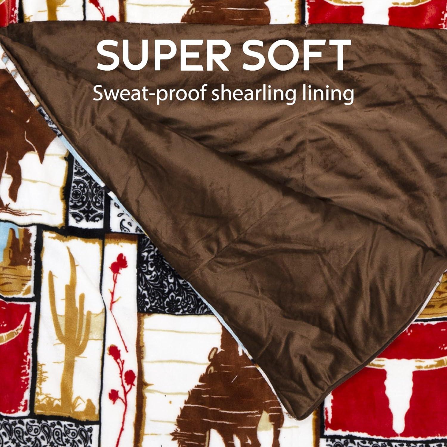 Bolsa de Sueño Carstens para Niños con Almohada Vintage Western