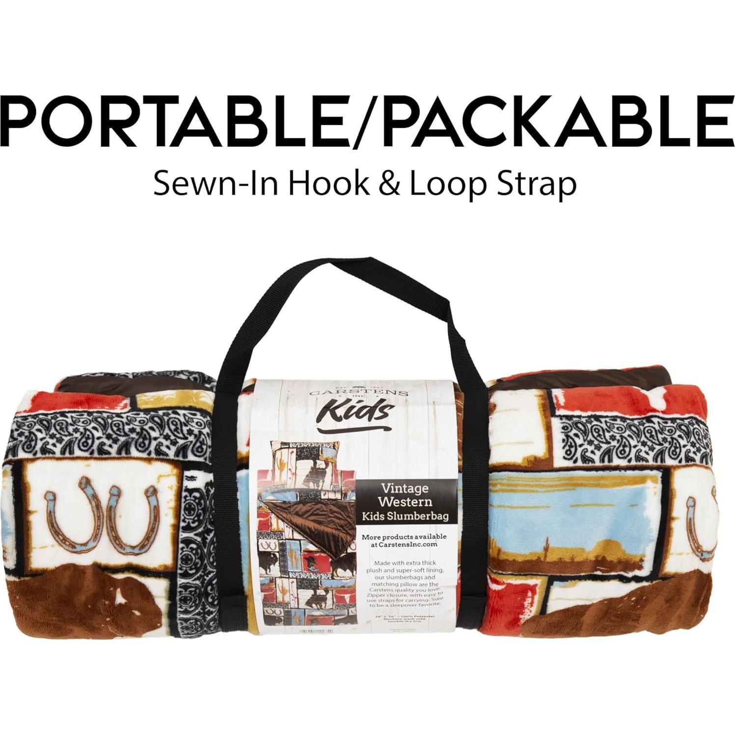 Bolsa de Sueño Carstens para Niños con Almohada Vintage Western