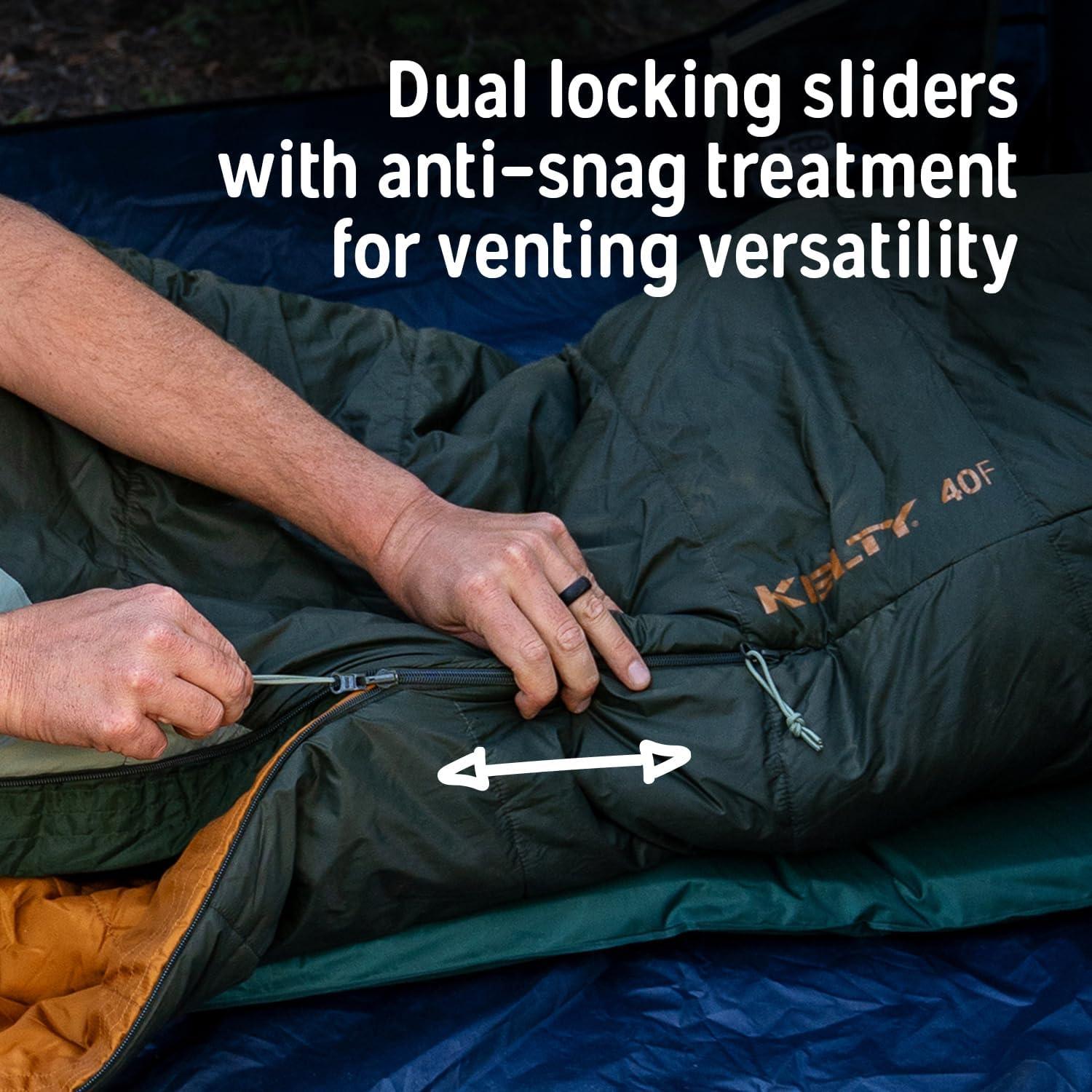 Saco de dormir Kelty Cosmic 20 Synthetic 3 Estaciones Azul