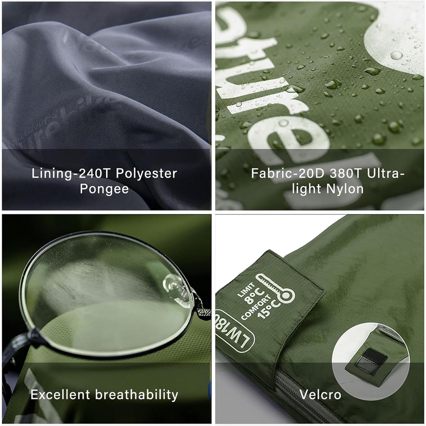 Saco de Dormir Ultraligero Naturehike NH21MSD04 3 Temporadas