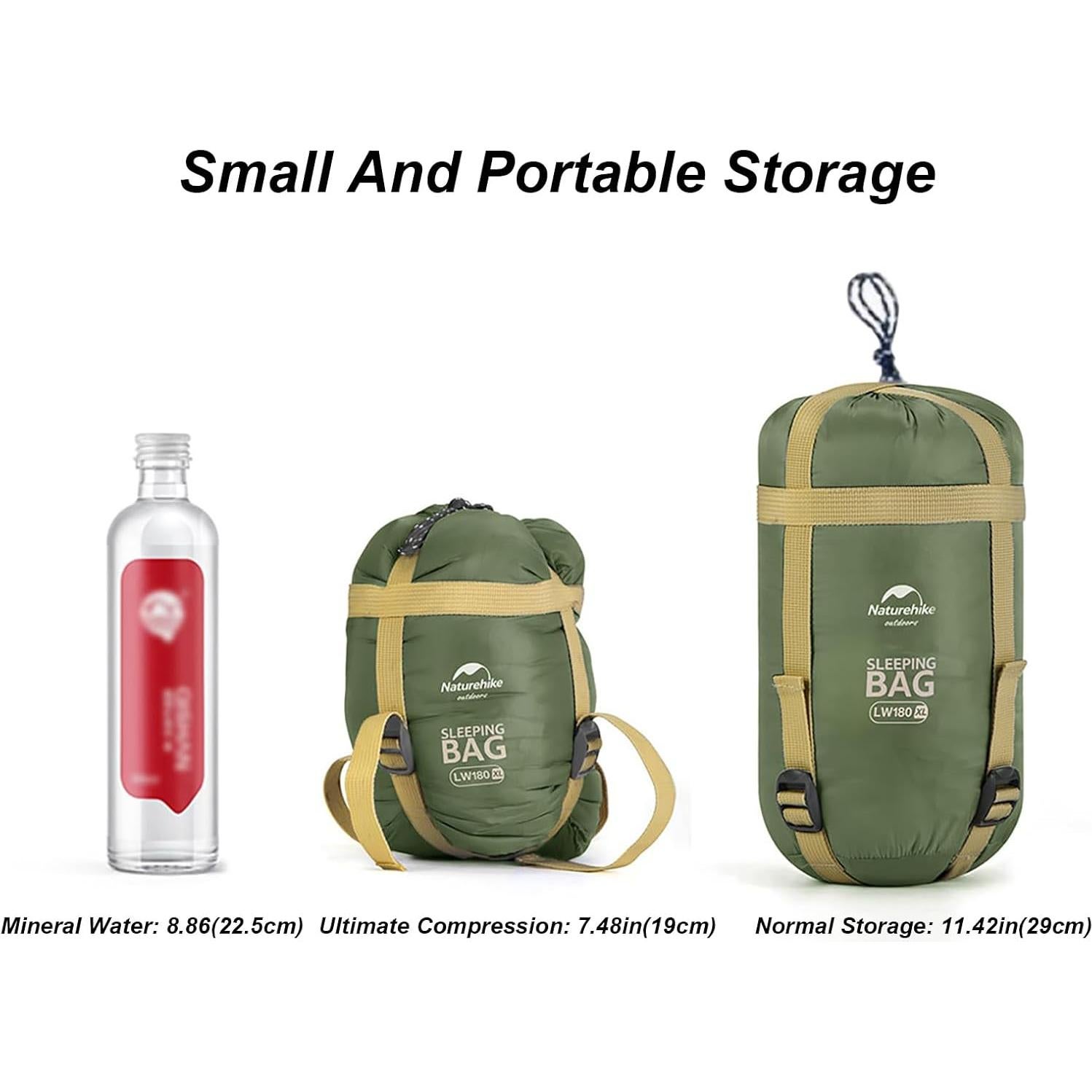 Saco de Dormir Ultraligero Naturehike NH21MSD04 3 Temporadas