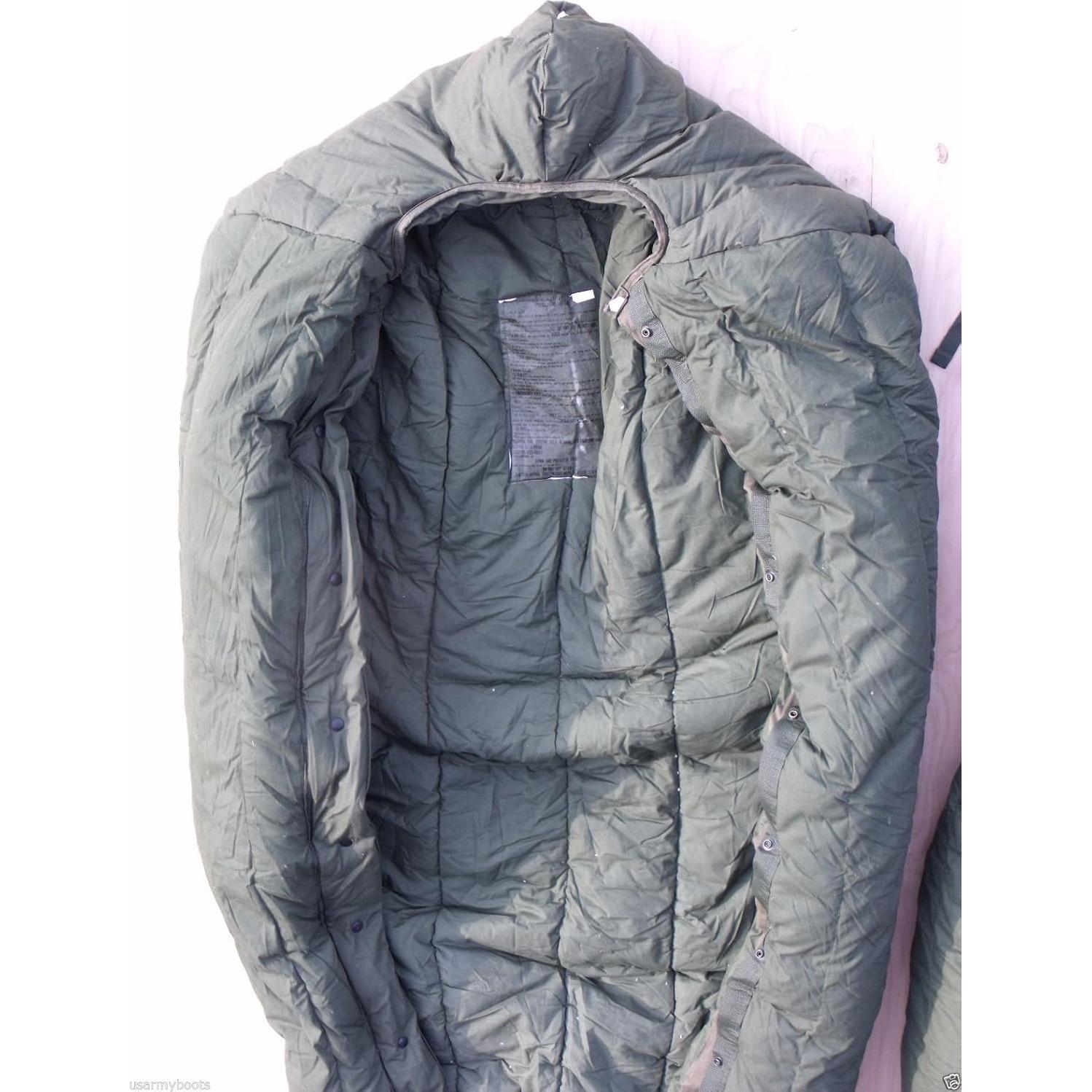 Saco de Dormir Militar Tennier Gilette -29°C Verde OD 213 cm
