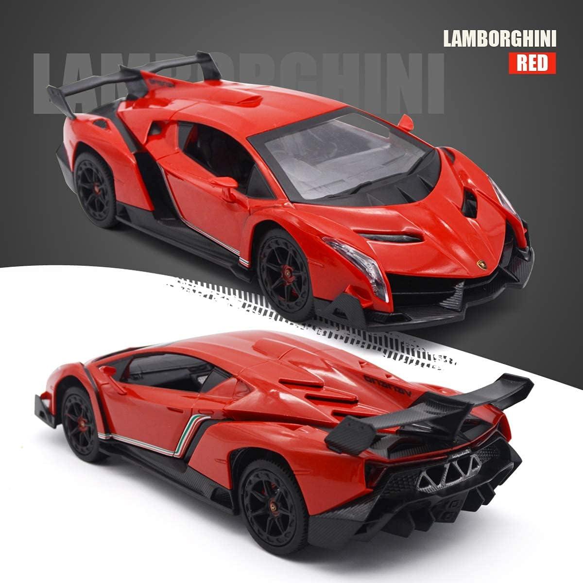 Coche RC QUN FENG Lamborghini Veneno 1:24 Rojo