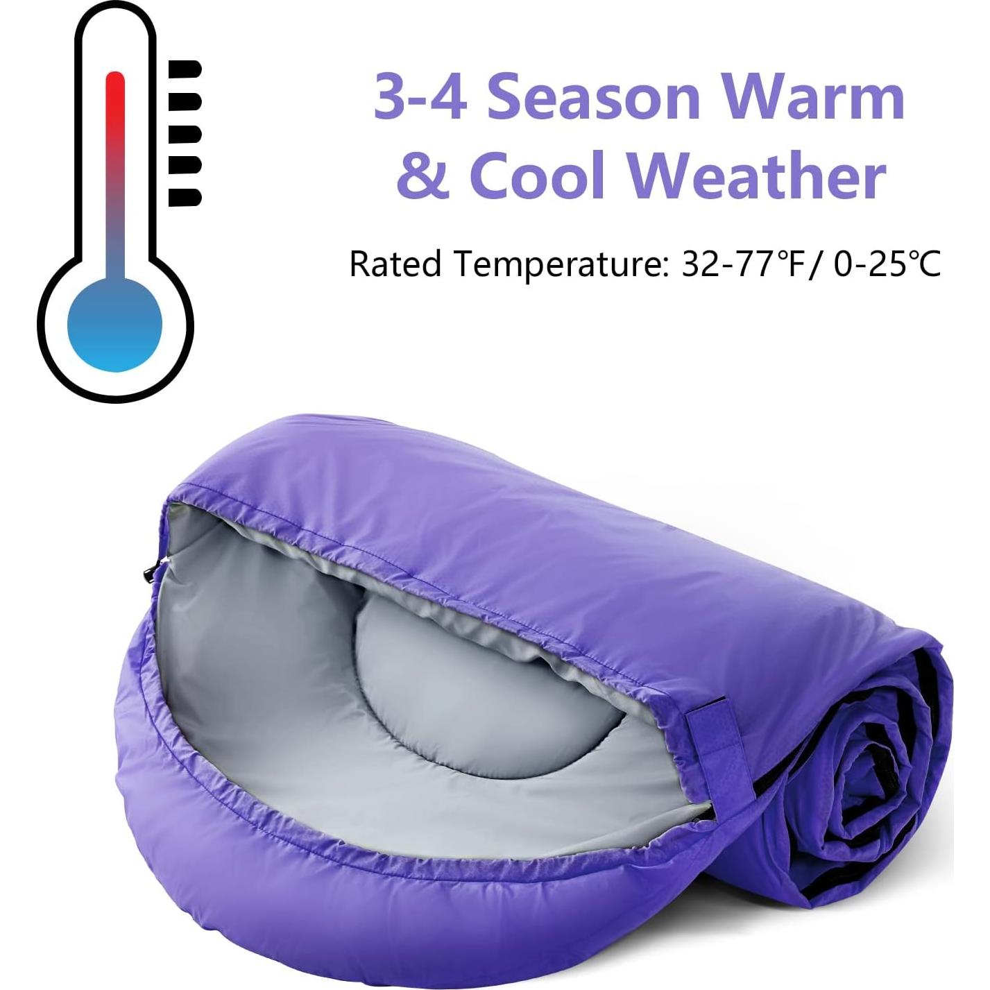 Saco de Dormir Individual ORTHOMTEX Ligeros 3-4 Estaciones