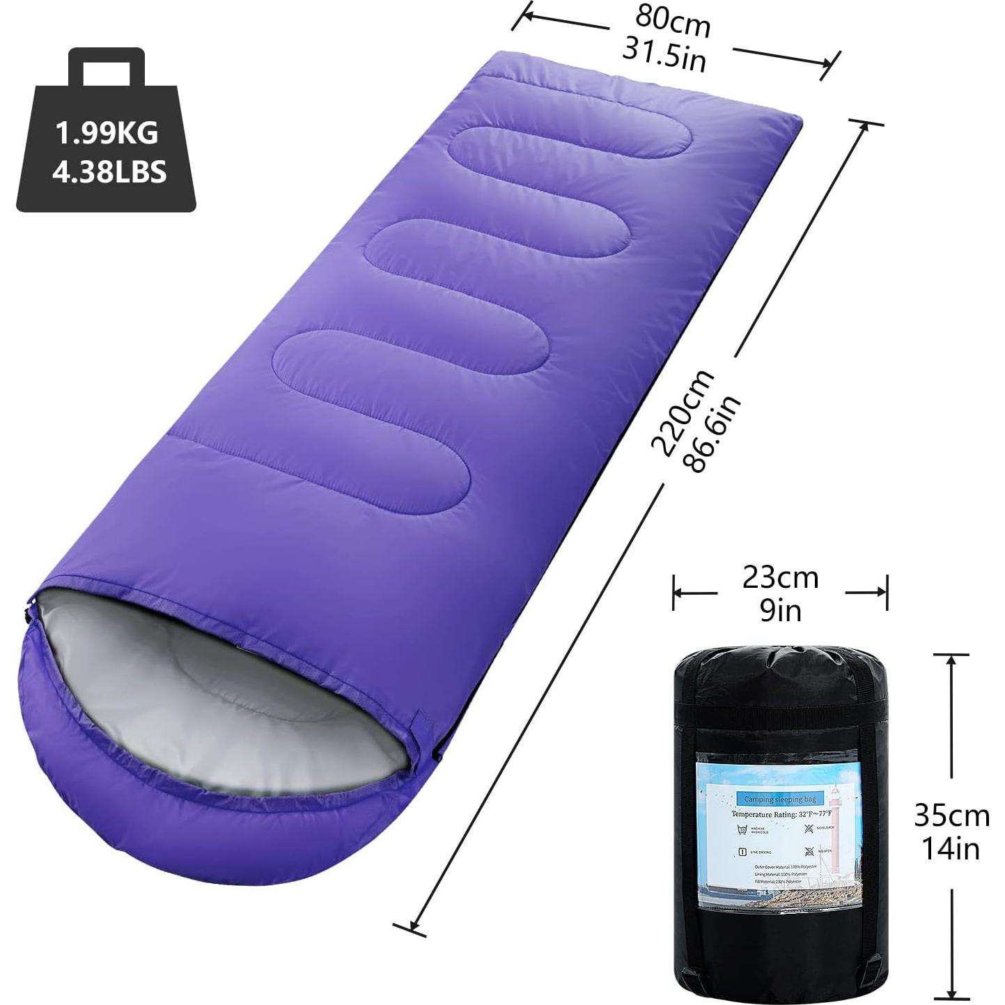 Saco de Dormir Individual ORTHOMTEX Ligeros 3-4 Estaciones