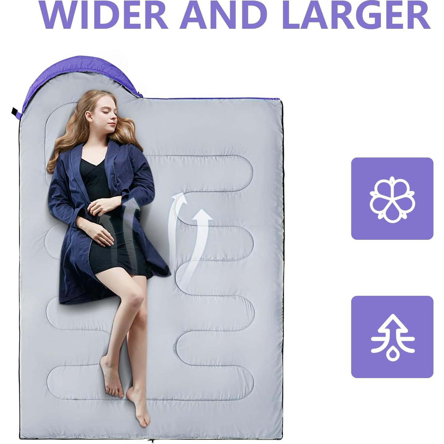 Saco de Dormir Individual ORTHOMTEX Ligeros 3-4 Estaciones