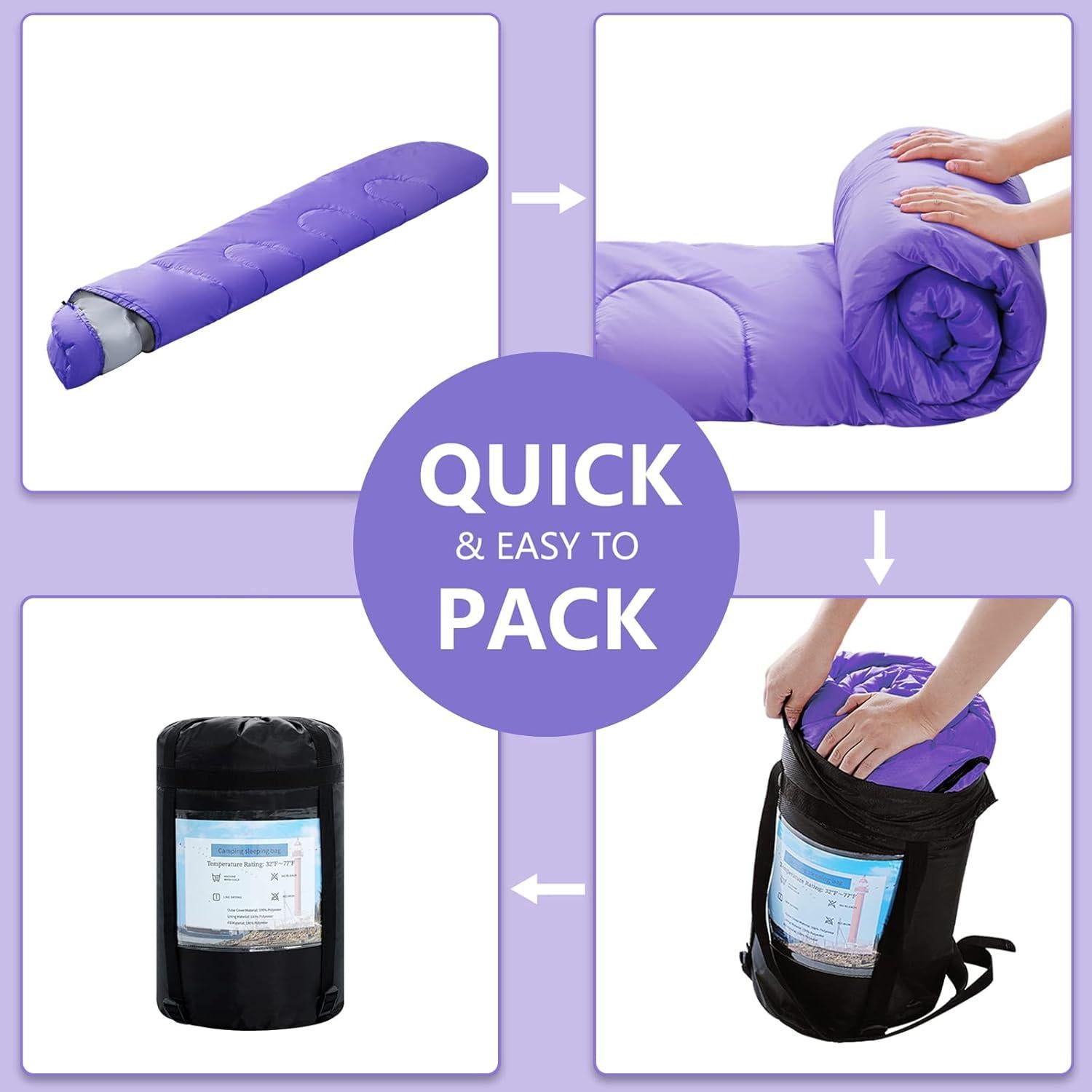 Saco de Dormir Individual ORTHOMTEX Ligeros 3-4 Estaciones