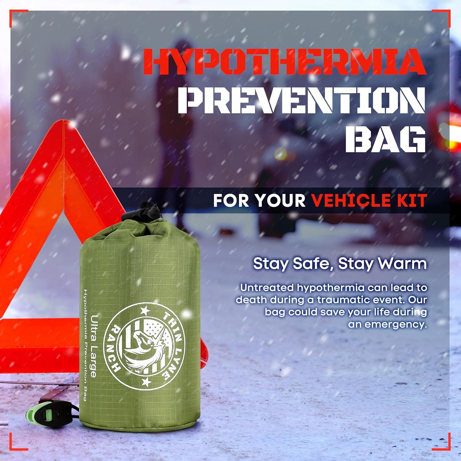 Saco de Dormir de Emergencia Ultra Grande ThinLyneRanch 2 Personas