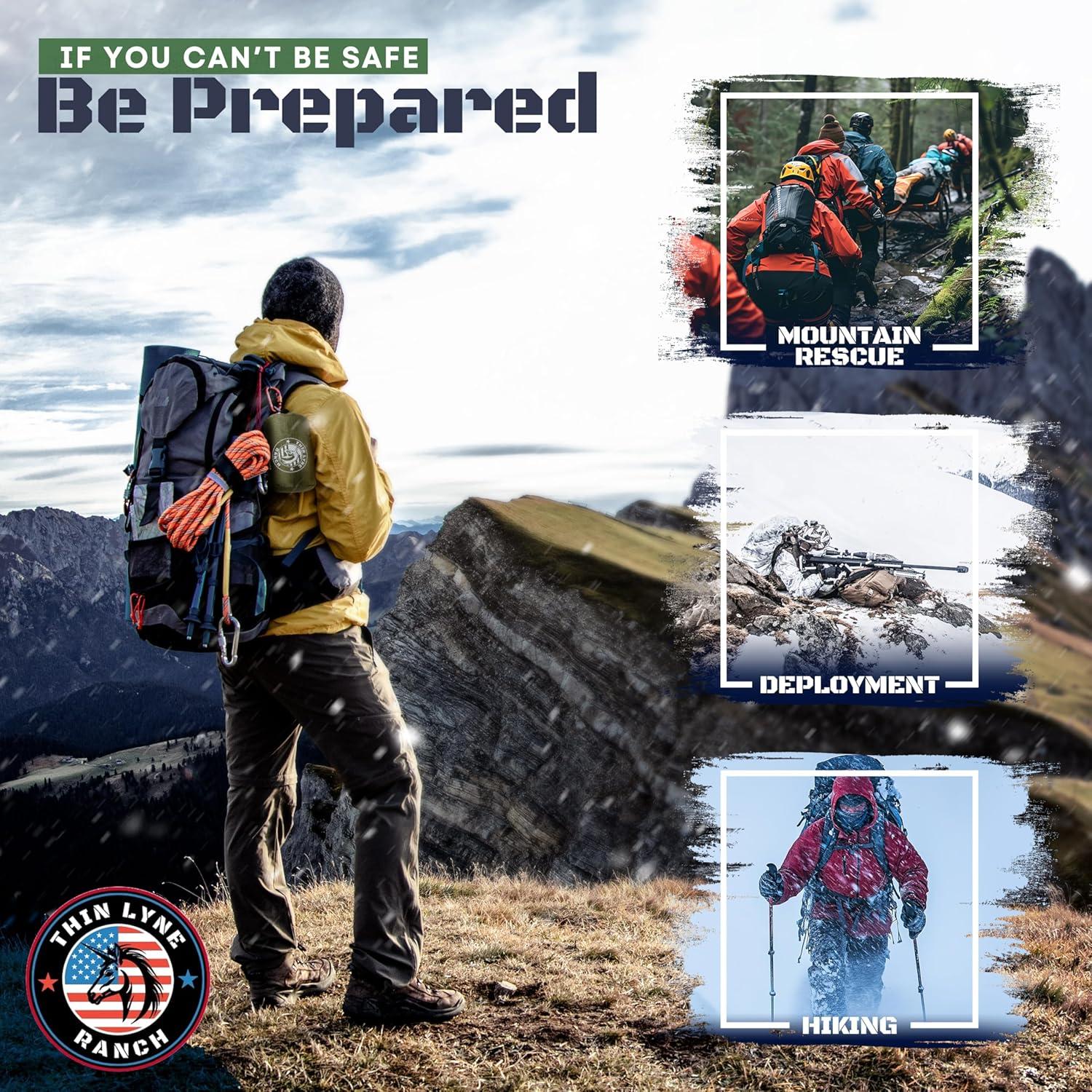 Saco de Dormir de Emergencia Ultra Grande ThinLyneRanch 2 Personas