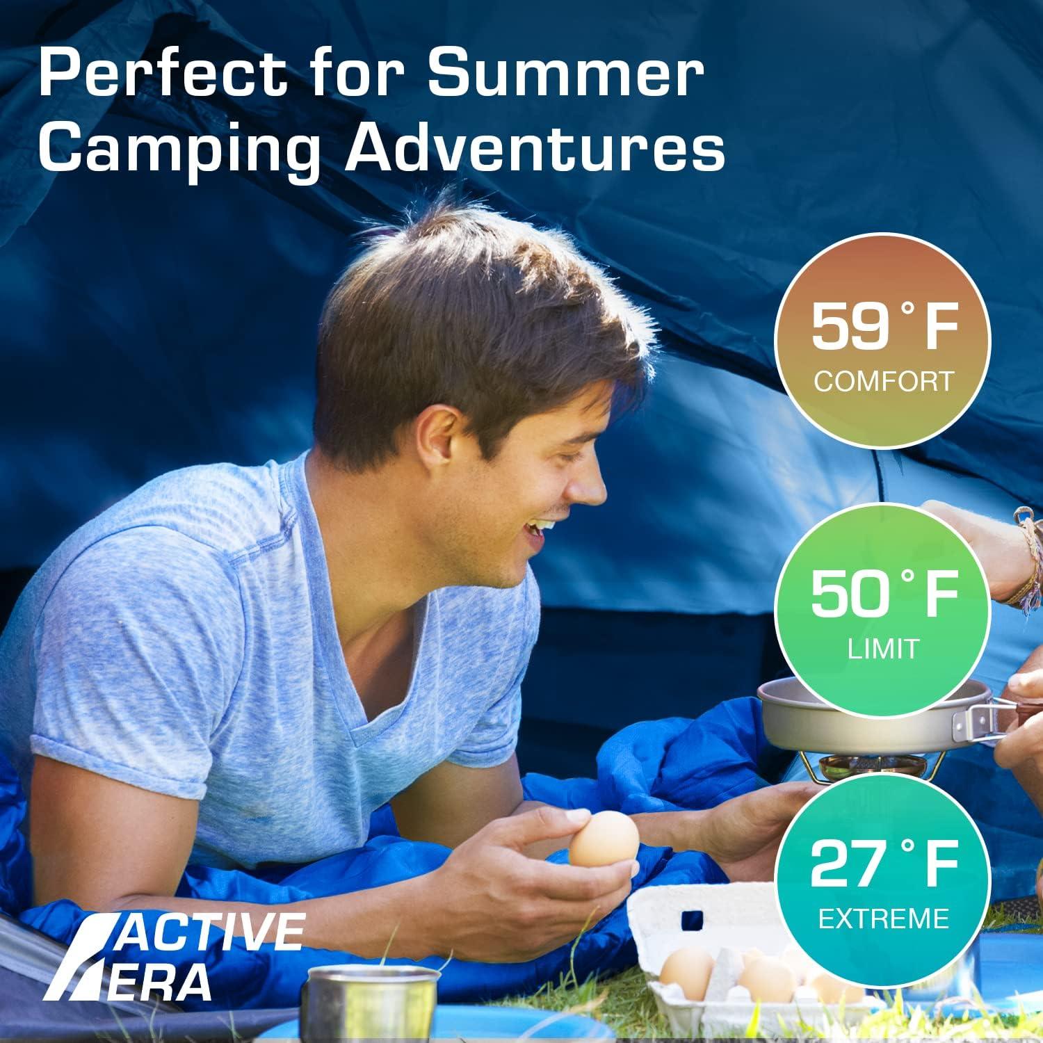 Saco de dormir ultraligero Active Era 200GSM para camping