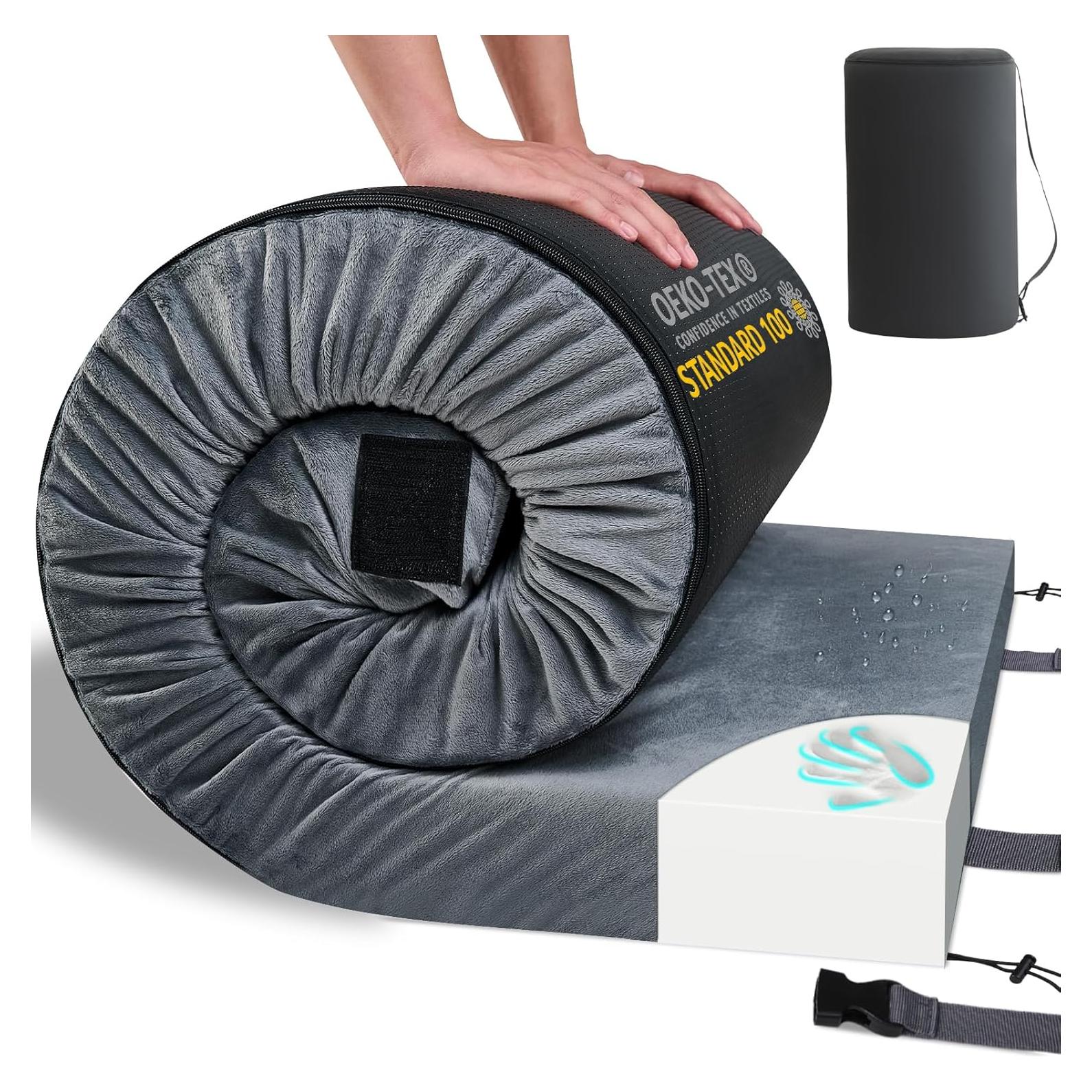 Colchón de Espuma Viscoelástica HomeMate 203x97 cm Camping