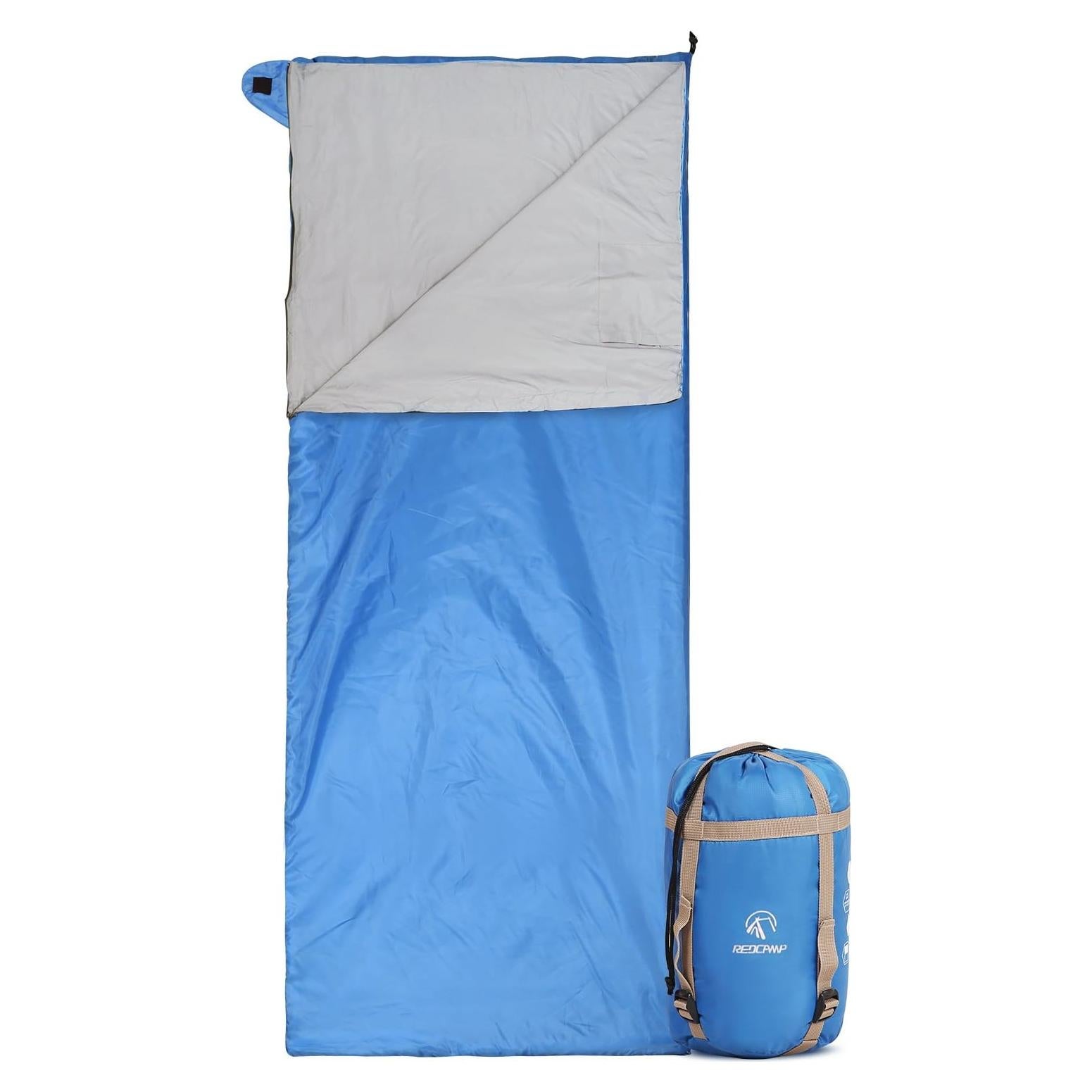 Saco de Dormir REDCAMP Ultra Ligero 190x83cm para Camping