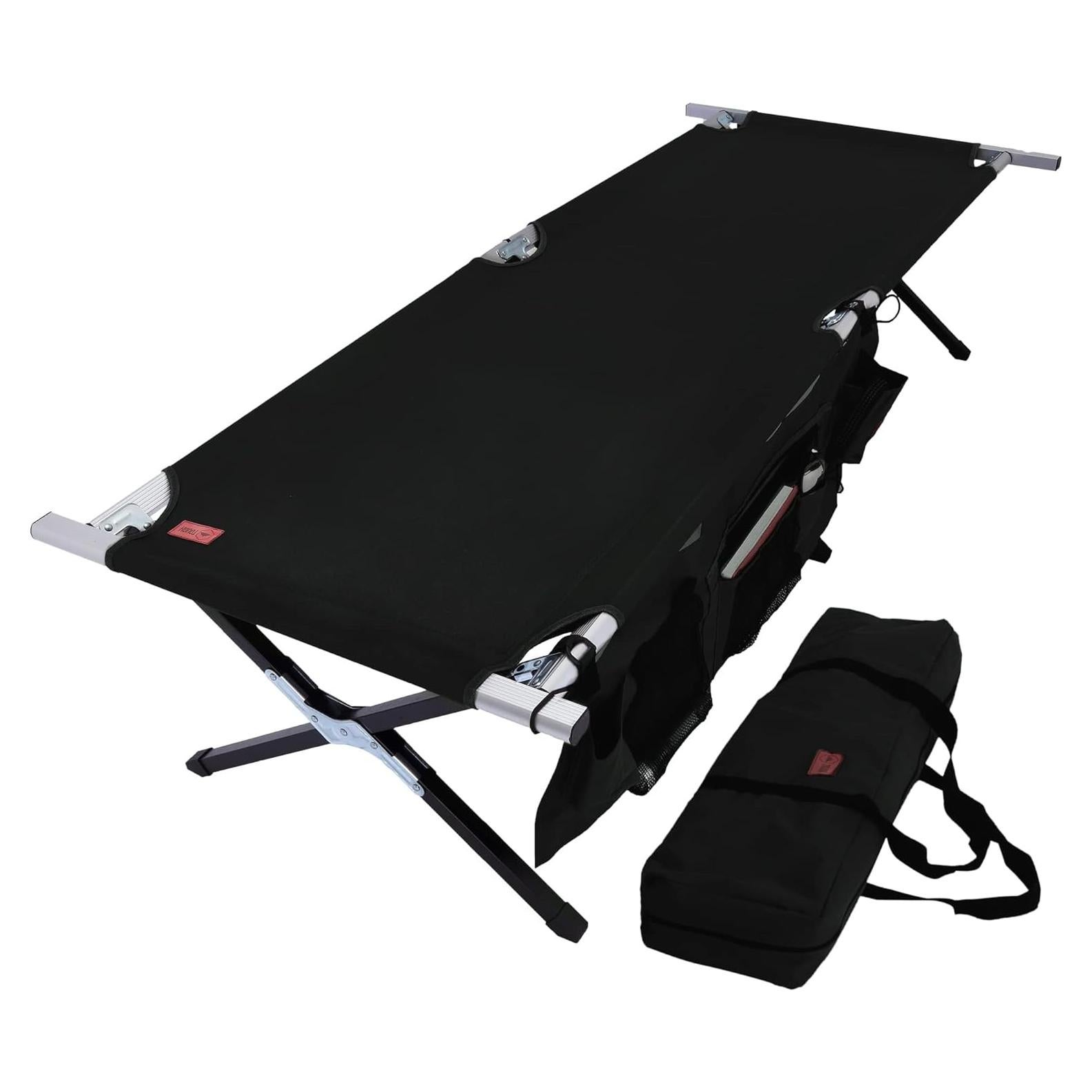 Cama de Camping Tough Outdoors XL Plegable 211x81 cm 136 kg