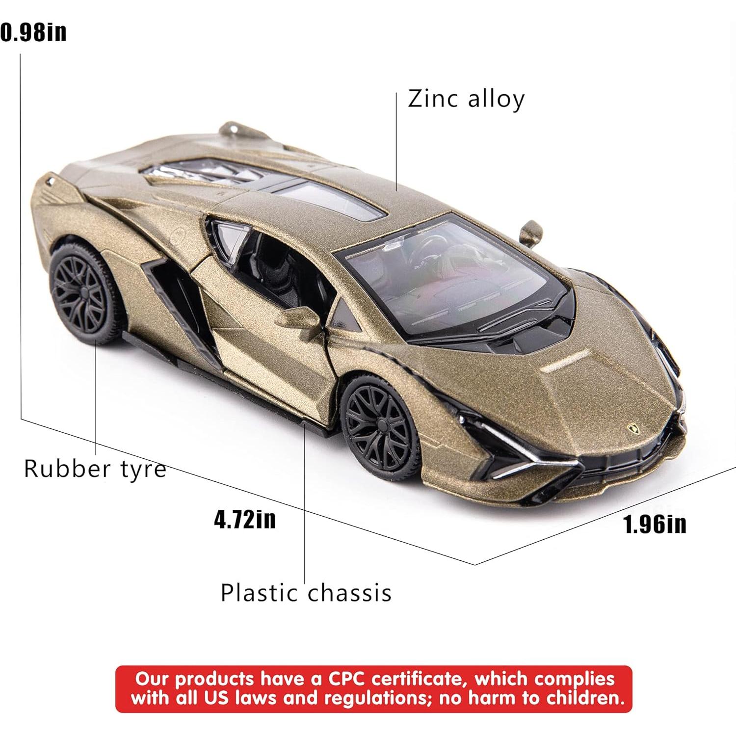 Coche de Juguete Lamborghini Sián FKP37 1:36 Retroceso