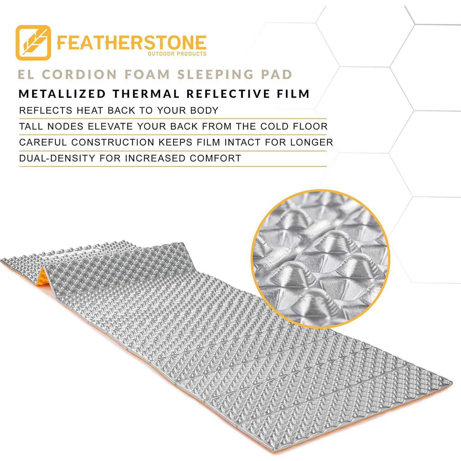Colchoneta Aislante Featherstone El Cordion 2.1 para Acampada