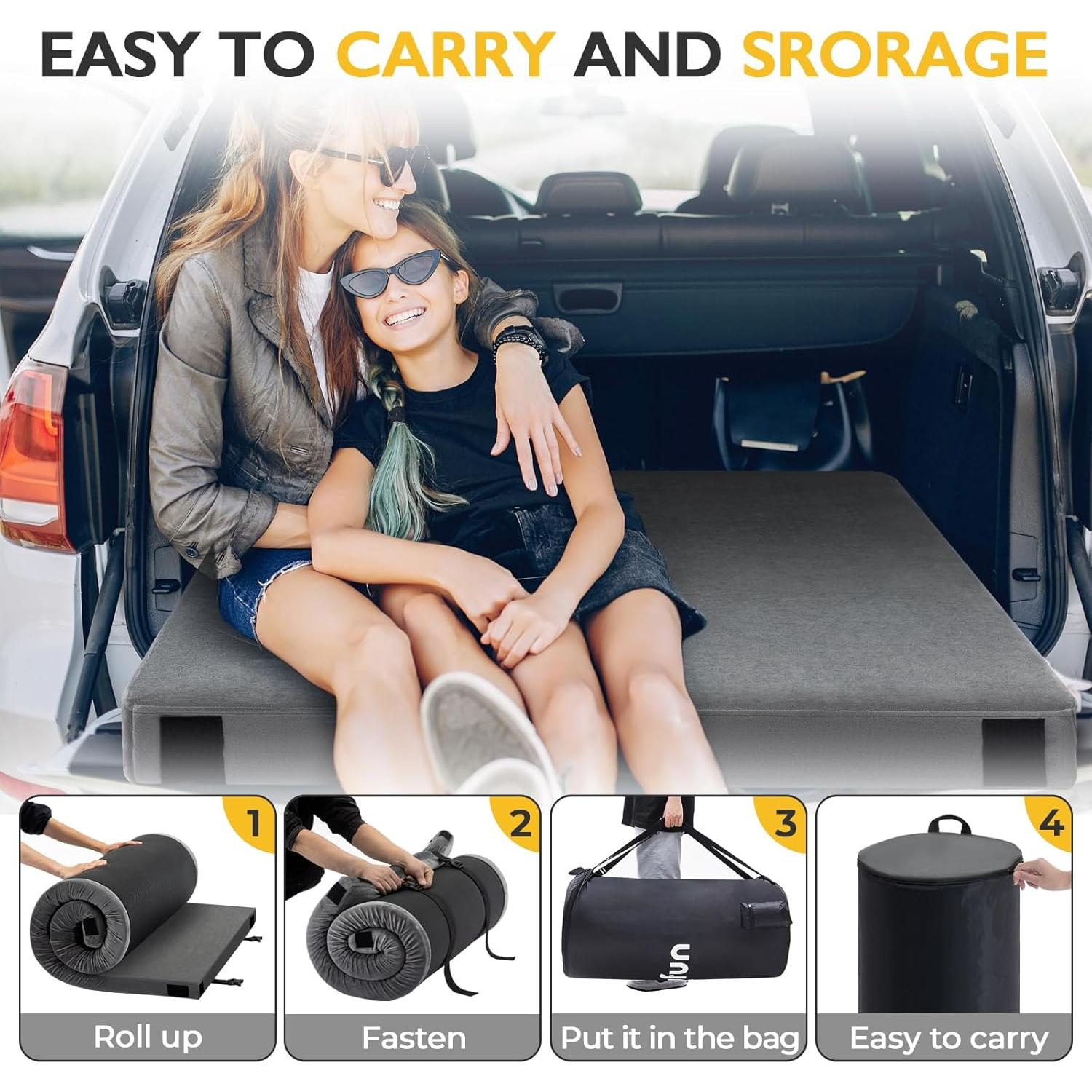 Colchoneta de Camping Kingfun 190.5x63.5x7.6 cm Plegable