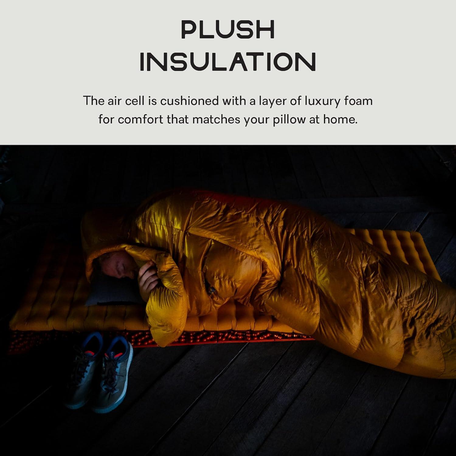 Almohada de Senderismo NEMO Fillo - Perla Negra/Brote de Abeto