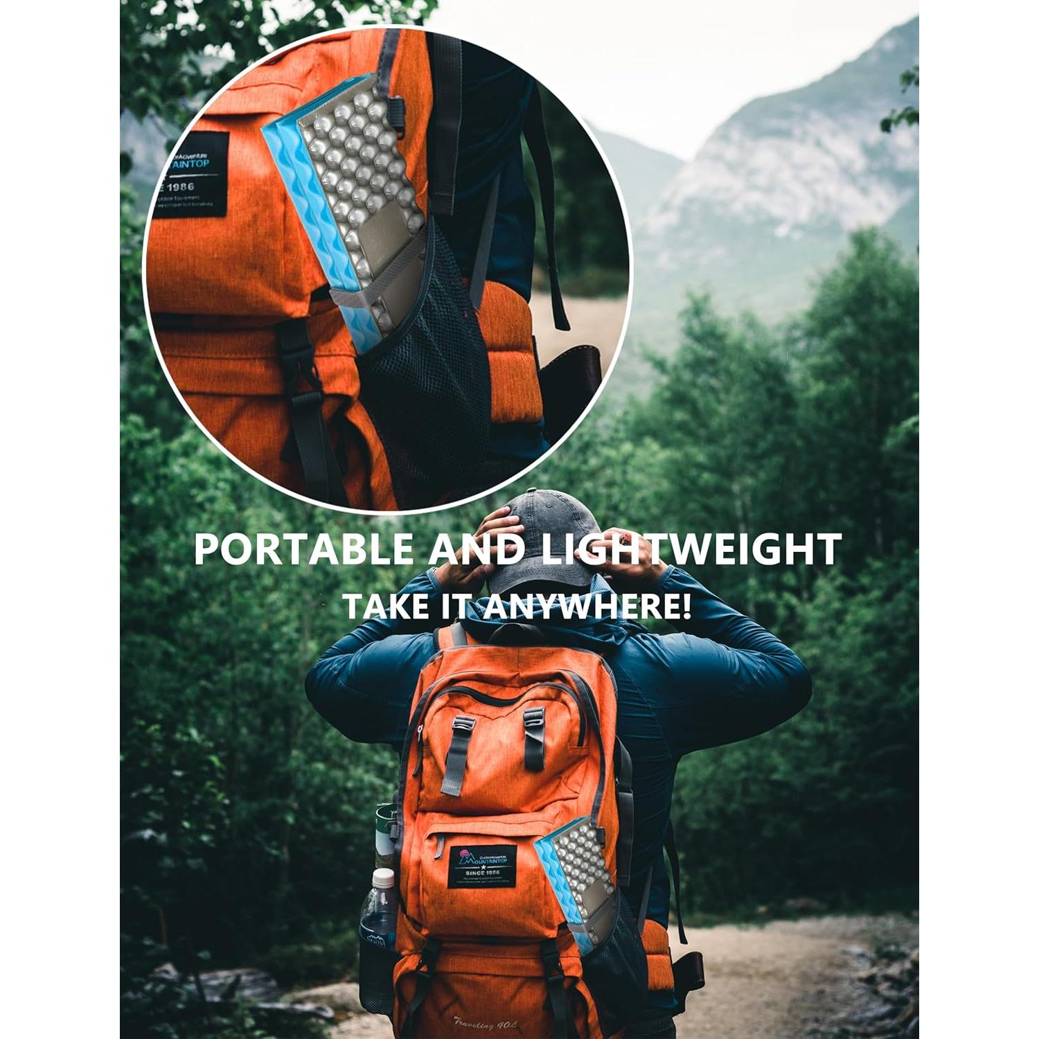 Cojín de Asiento HAFITH SP001 2Pack Azul/Naranja Impermeable