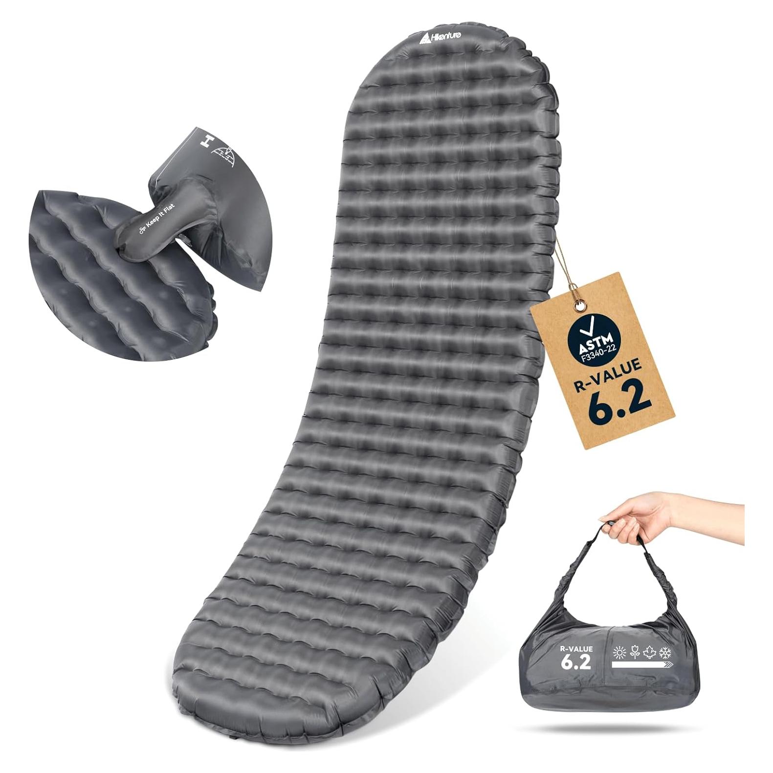 Colchón Inflable Hikenture SLEEPINGPAD 8.1 cm Grueso para Camping