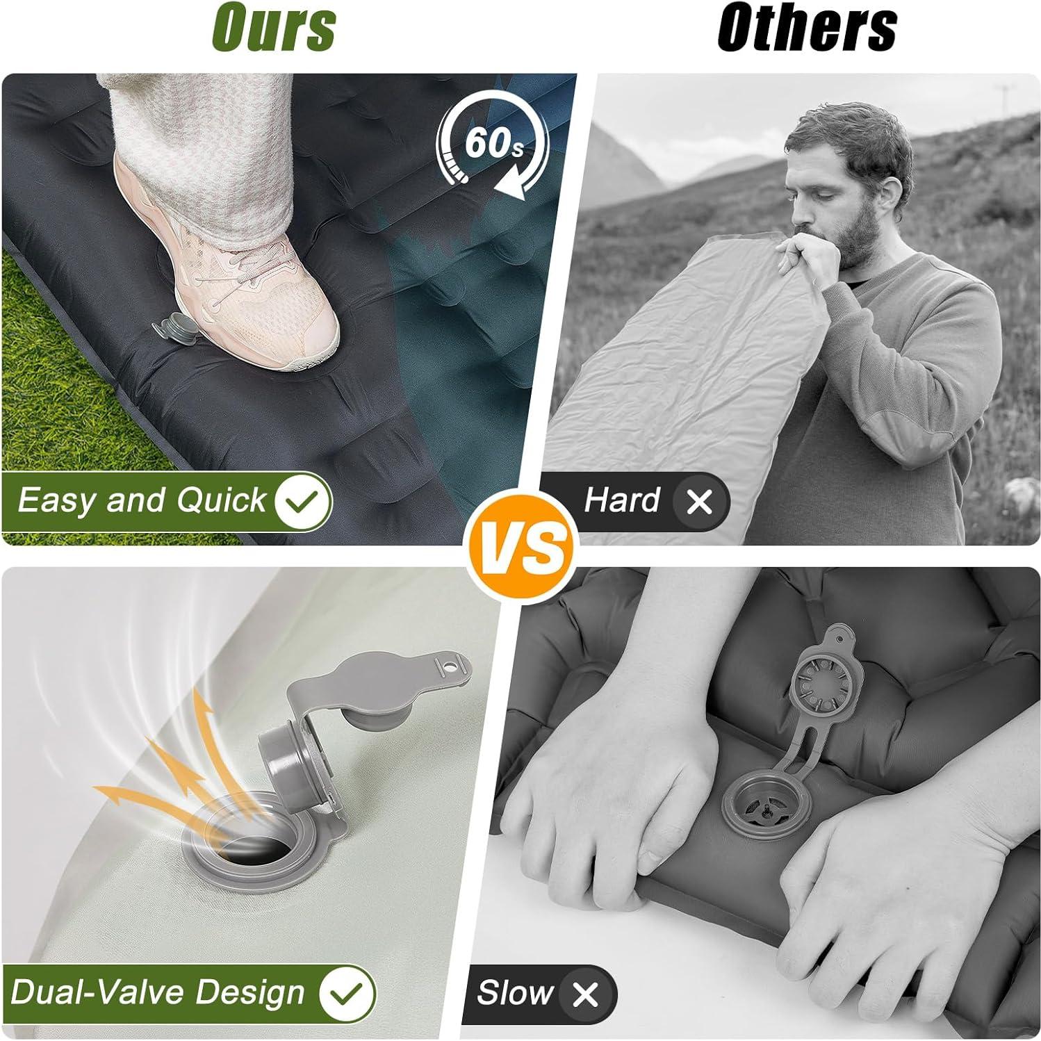 Colchón Inflable Camping PickyNproud XZIJ004201 12.7 cm