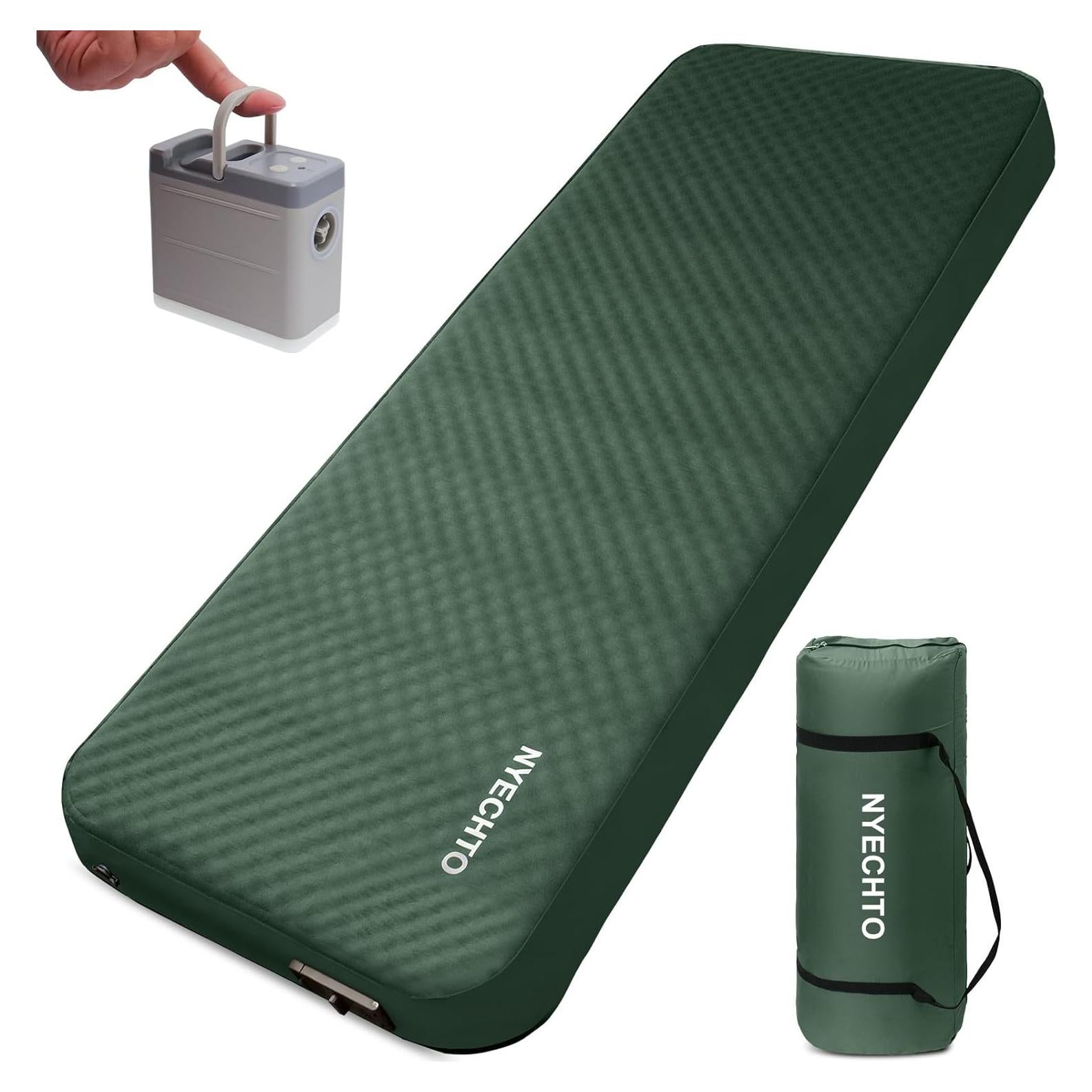 Colchoneta Autoinflable NYECHTO DK-DC 4" Espuma Viscoelástica