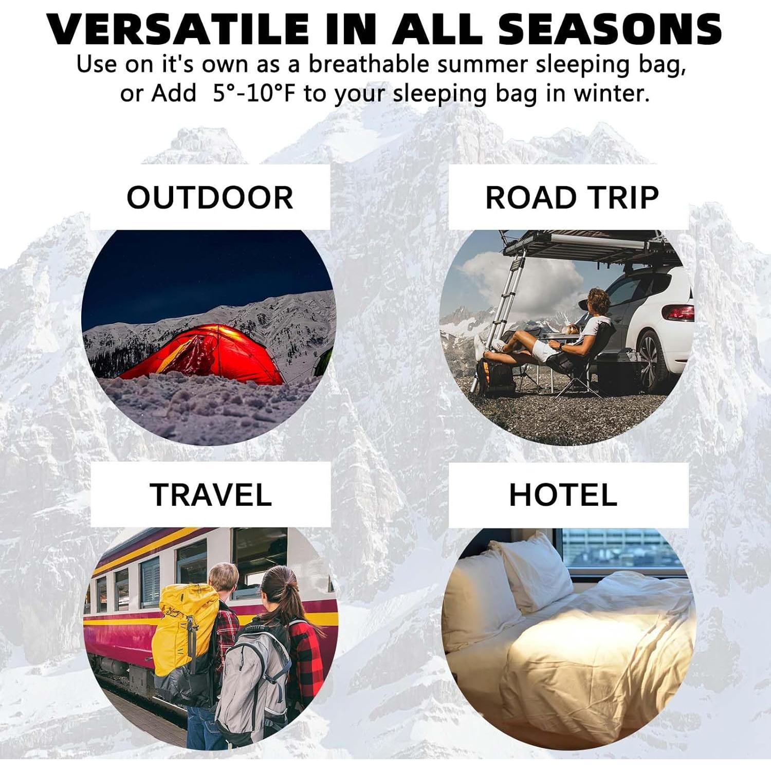 Funda de Saco de Dormir Frelaxy FY-24E Ultraligera 70x215cm