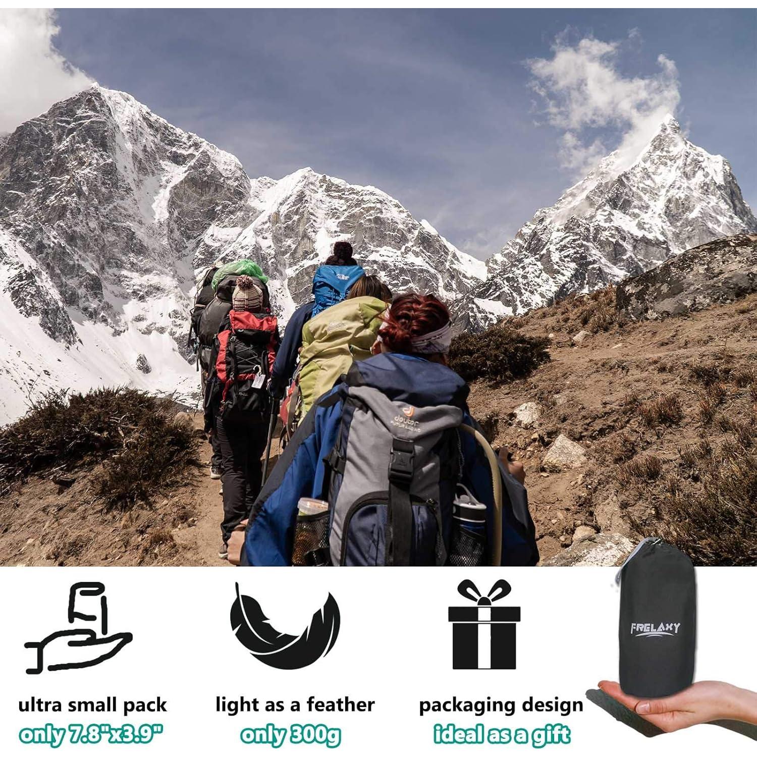 Saco de Dormir Frelaxy XL Gris Oscuro 100% Poliéster