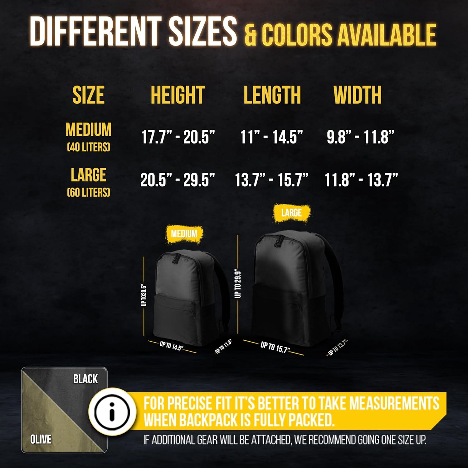 Cubierta de Lluvia M-Tac Impermeable para Mochila 30-40L