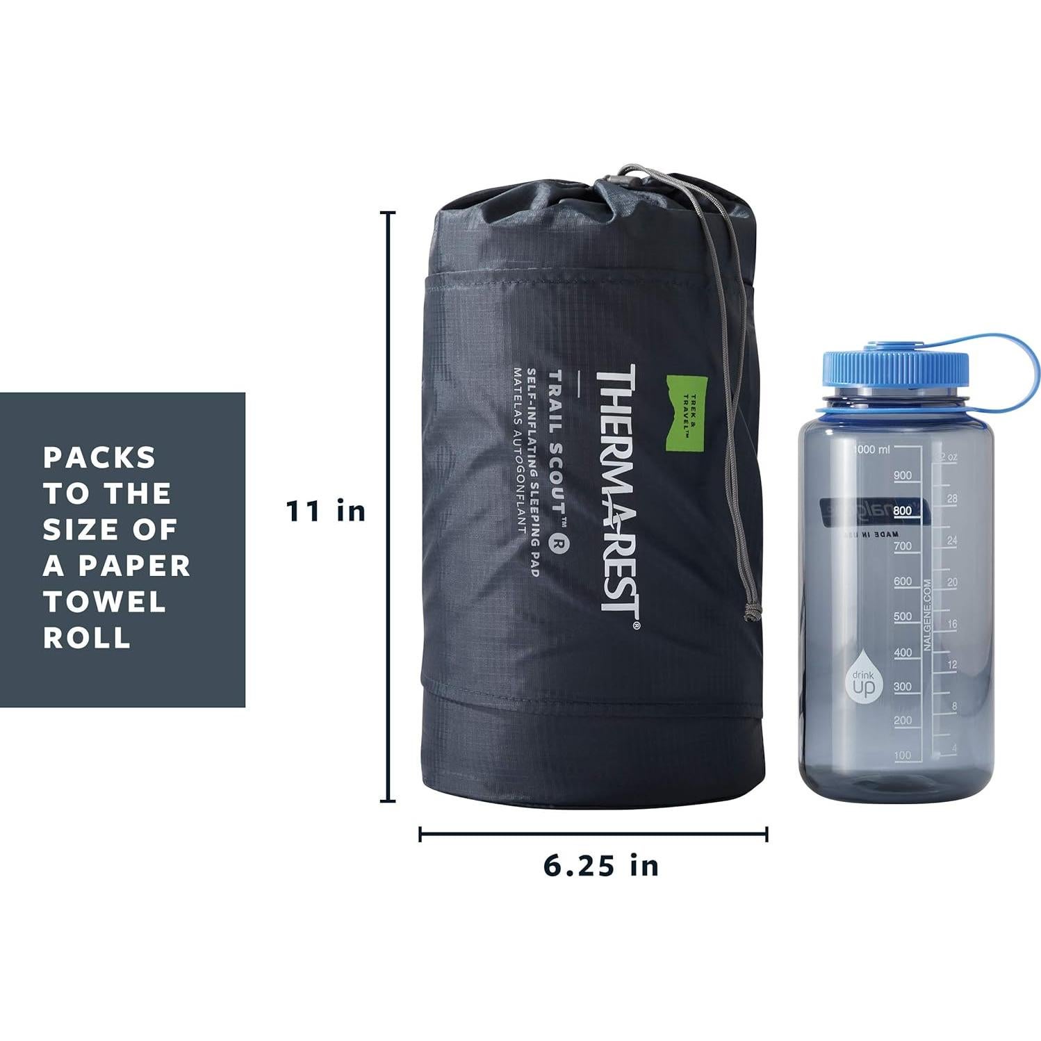 Colchón de Camping Therm-a-Rest Trail Scout WingLock 196x63.5cm