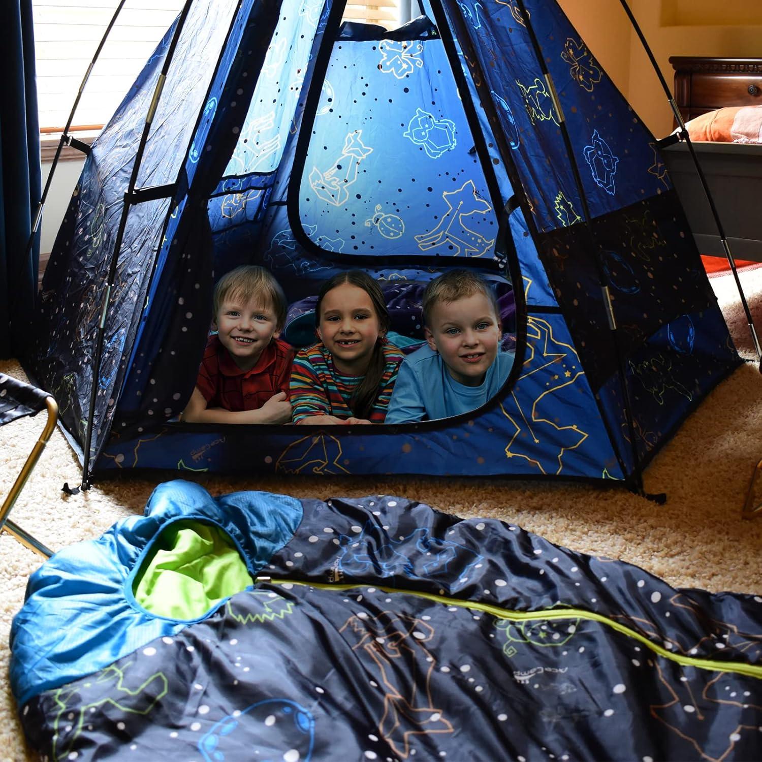 Saco de dormir mummy AceCamp para niños azul - 0.63 kg, 30°F