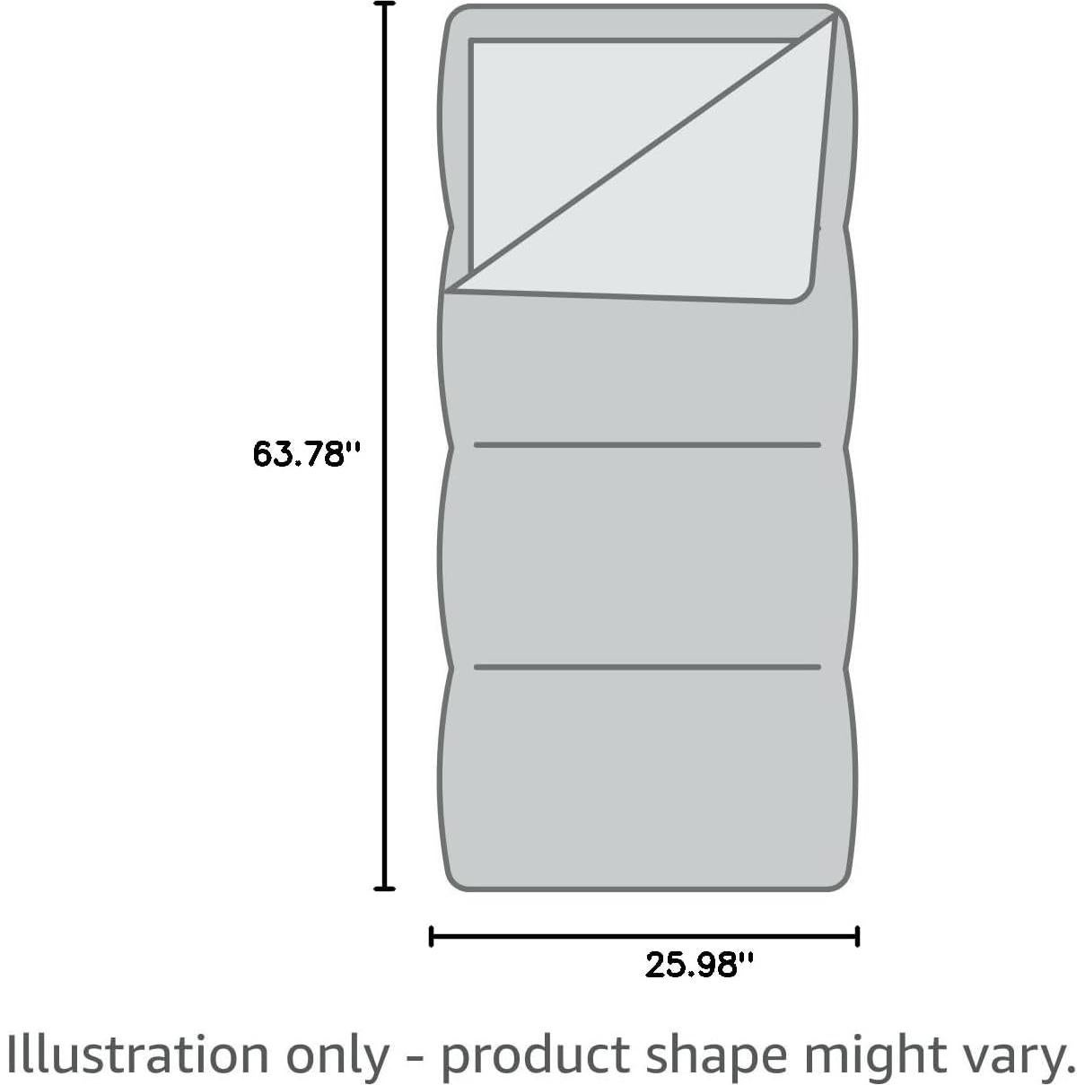 Saco de dormir mummy AceCamp para niños azul - 0.63 kg, 30°F
