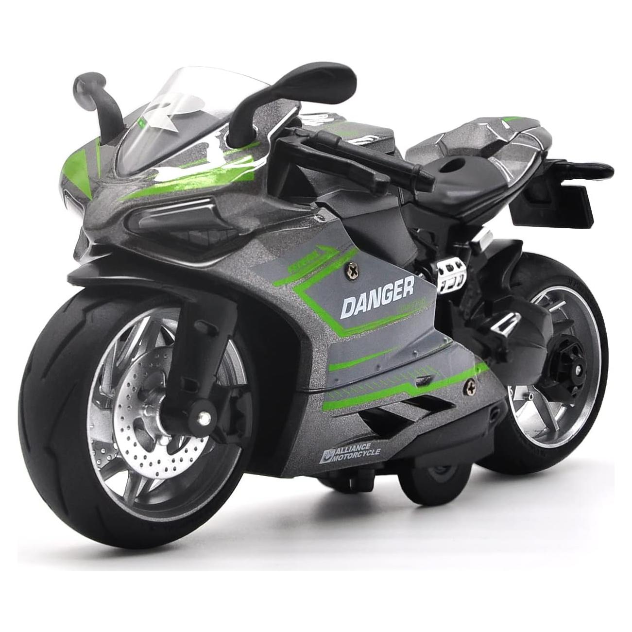 Motocicleta de Juguete CYYSFIVQZ 1:12 con Sonidos y Luces