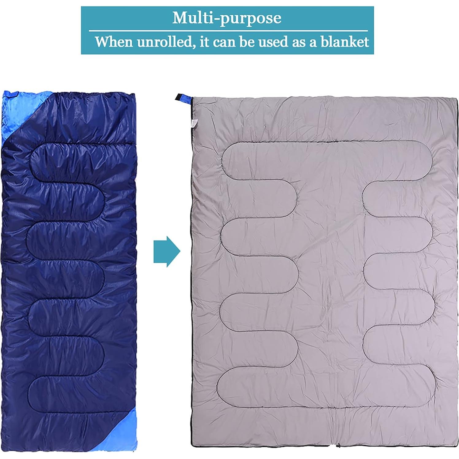 Saco de dormir Uniqwamer 3 temporadas impermeable 1 persona