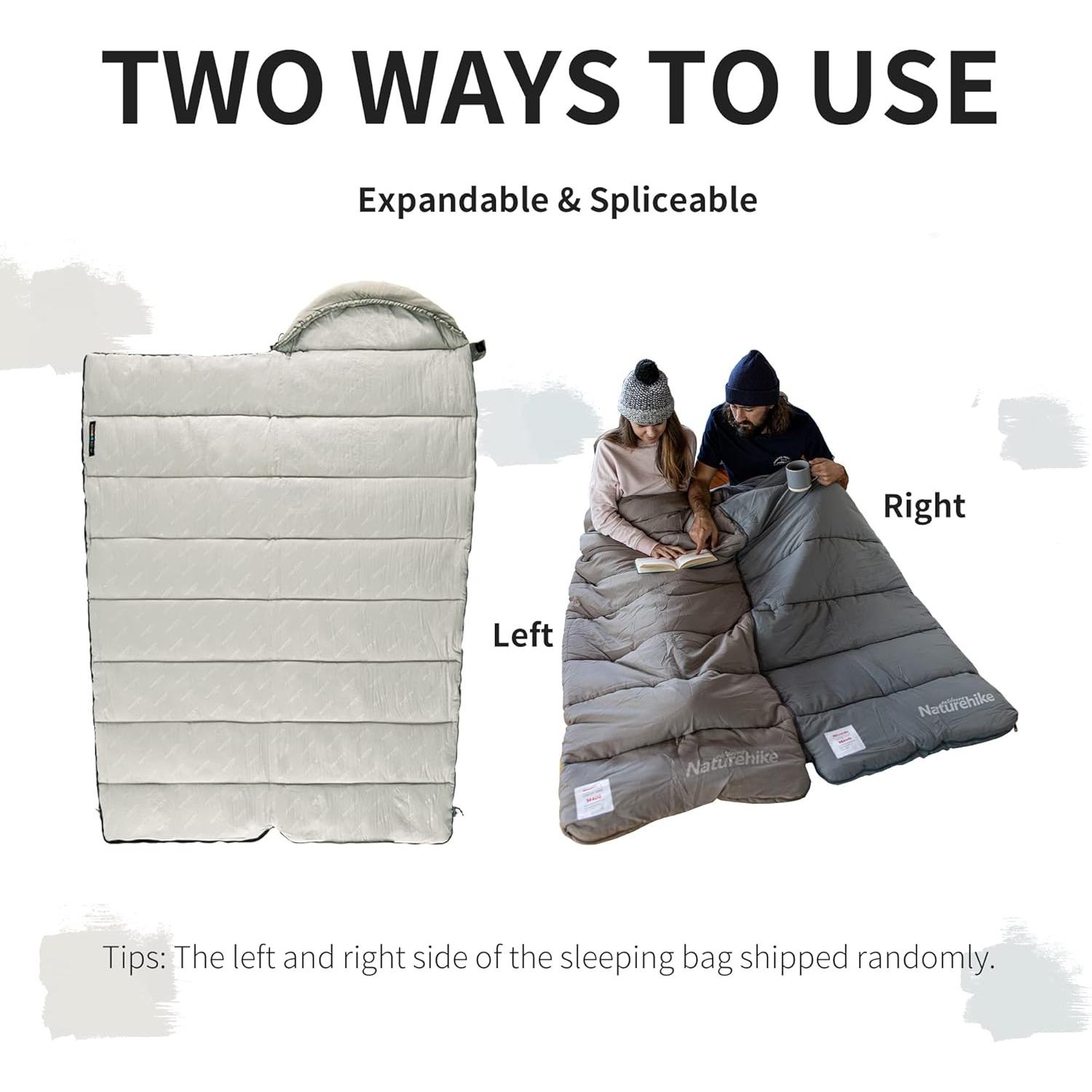 Saco de dormir Naturehike M180 5C Verde Camuflaje 3 Estaciones